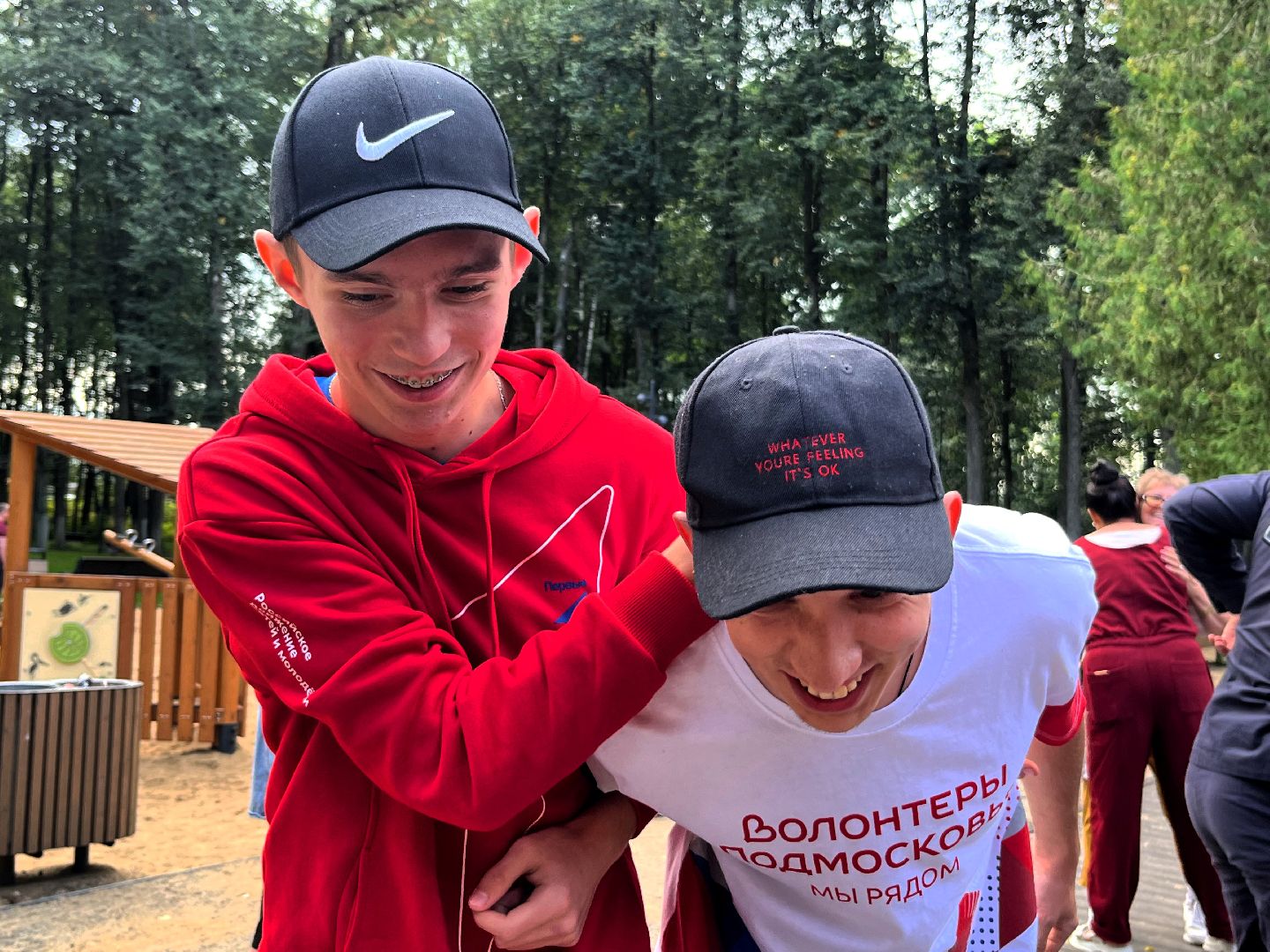 зарядка со стражем порядка, полицейские, движение первых наро-фоминск, центральный парк наро-фоминска,