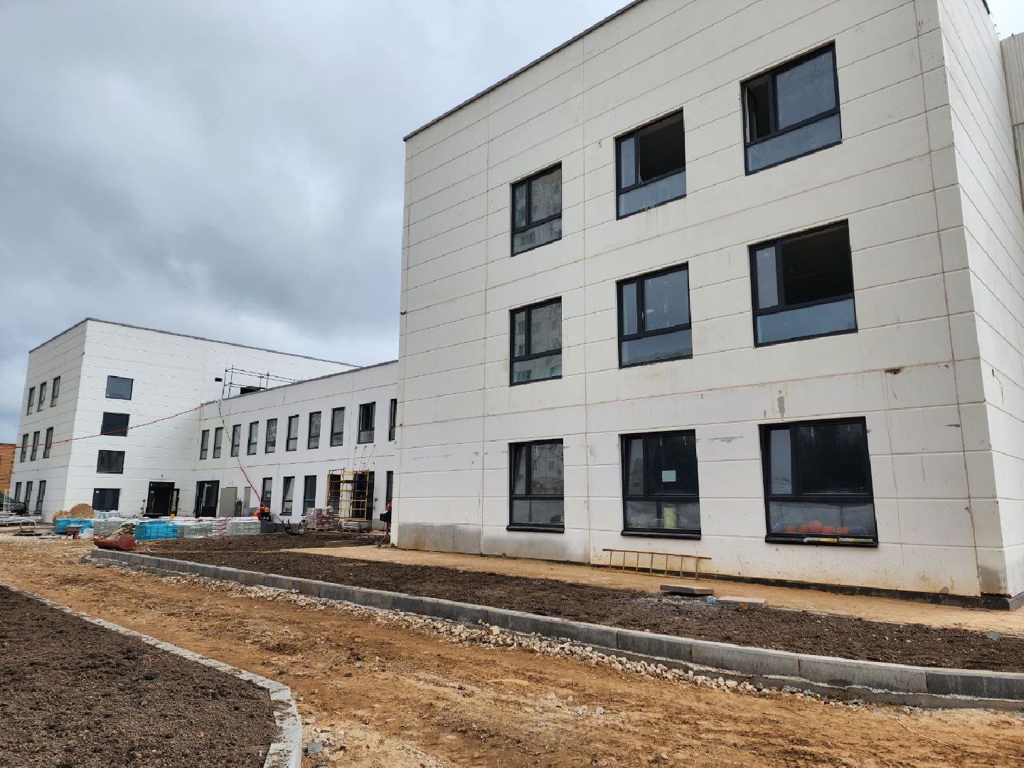 Солнечногорск, Строительство, Детский сад, Дети, работы,