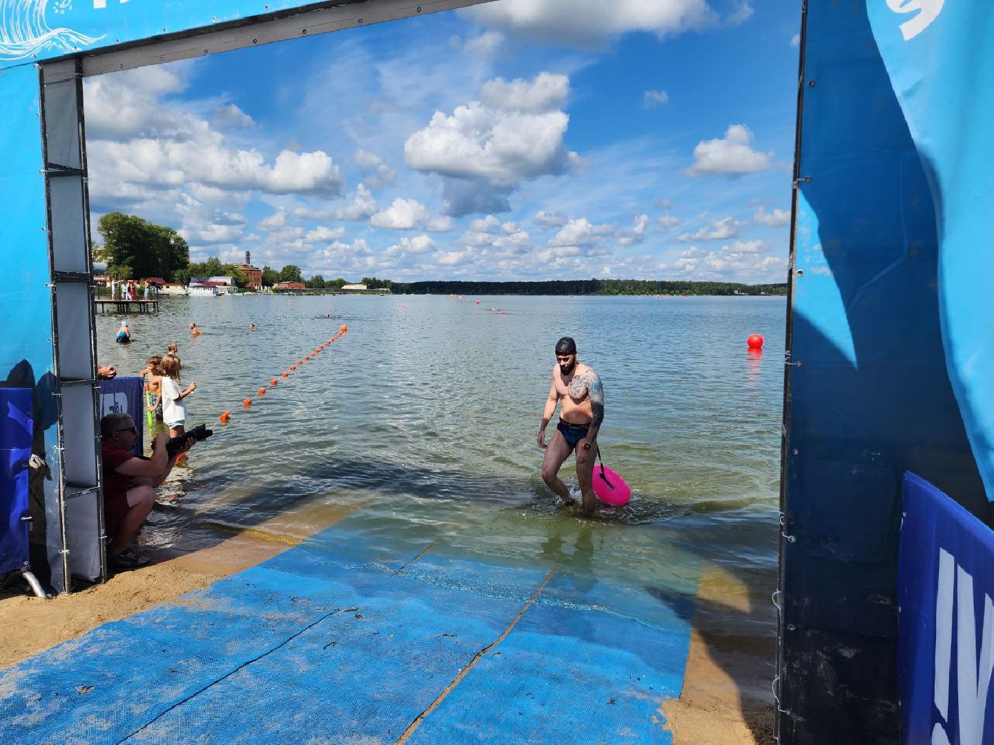Солнечногорск, Заплыв, Озеро Сенеж, Соревнования, Награждение,