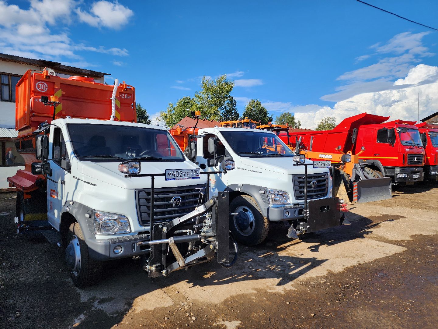 Чехов, МБУ Чеховское благоустройство, спецтехника, дорожные машины, содержание территорий, новая техника,