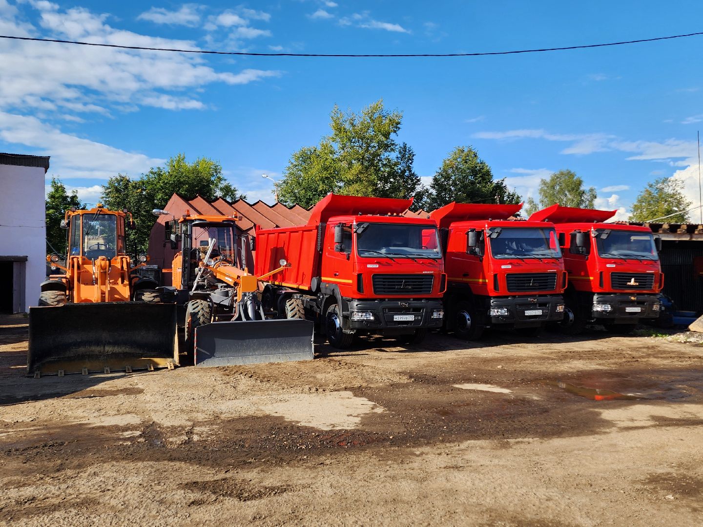 Чехов, МБУ Чеховское благоустройство, спецтехника, дорожные машины, содержание территорий, новая техника,