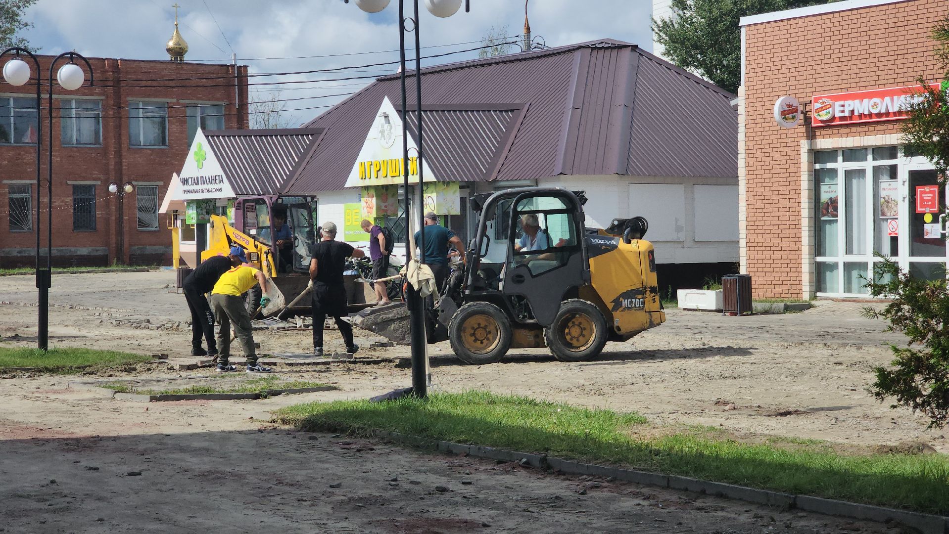 Жители, Электрогорск, Площадь, Благоустройство,Городской округ Павловский Посад, Люди,