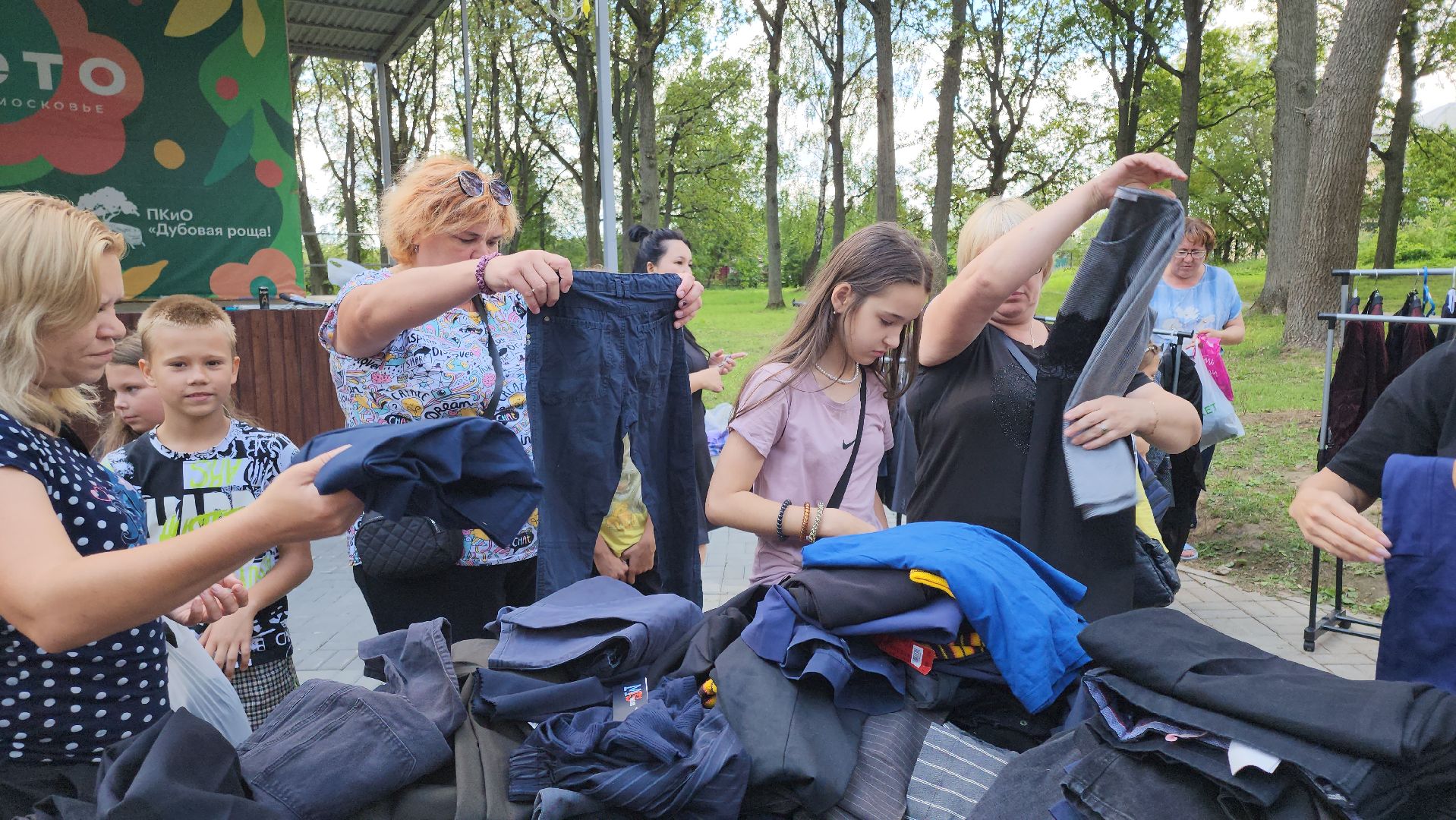 кашира, ожерелье, благотворительная ярмарка, школьная форма, многодетные семьи,