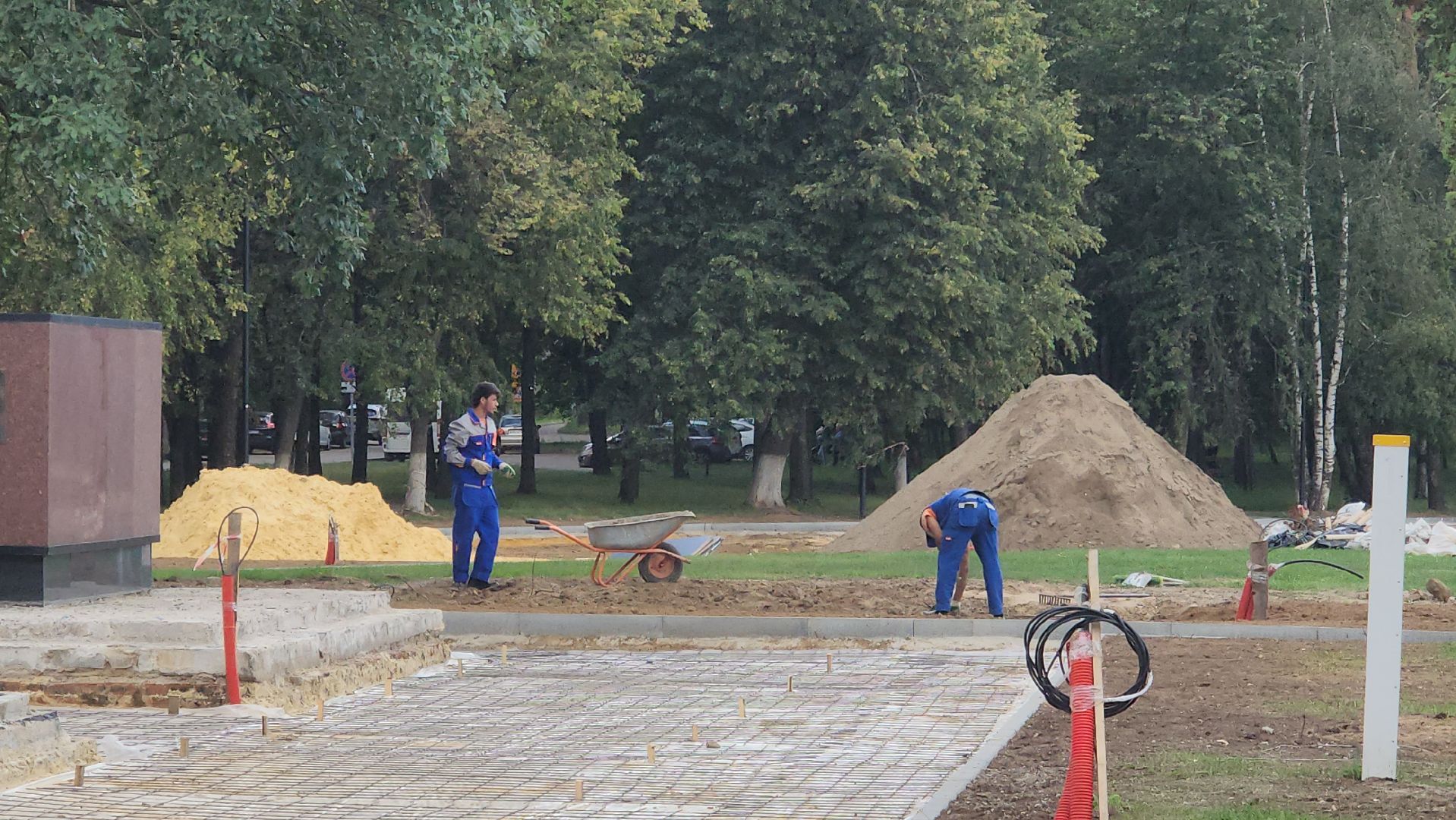 мемориал вечный огонь, парк культуры и отдыха, борис аубакиров, григорий грибанов, этап, реконструкция,