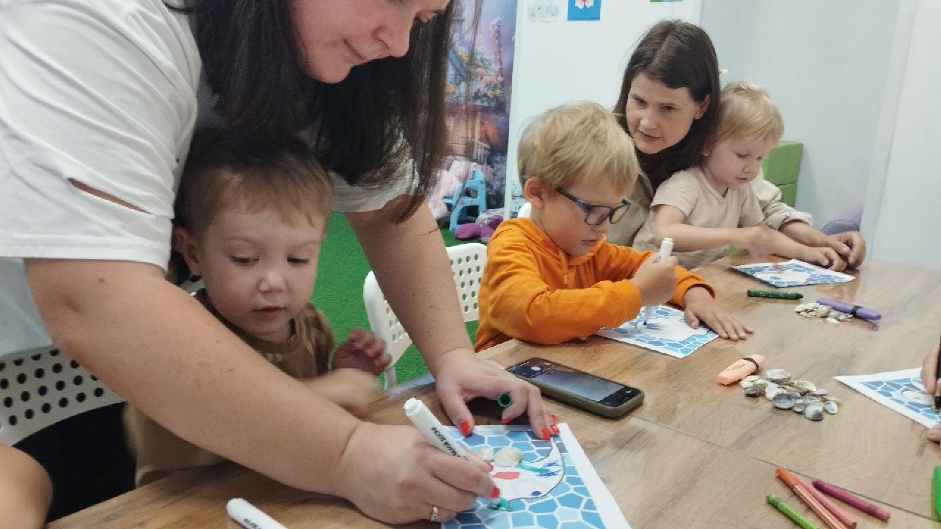 пушкино, дети, дети с овз, интерактивная игра, рыбы, мастер-класс,