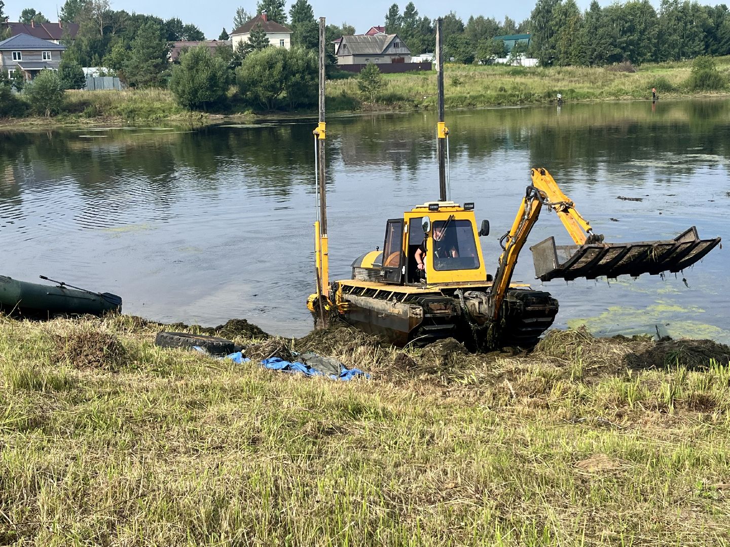 100 прудов и озер, санитарная очистка пруда, экология подмосковья, олег рожнов, наро-фоминский городской округ,