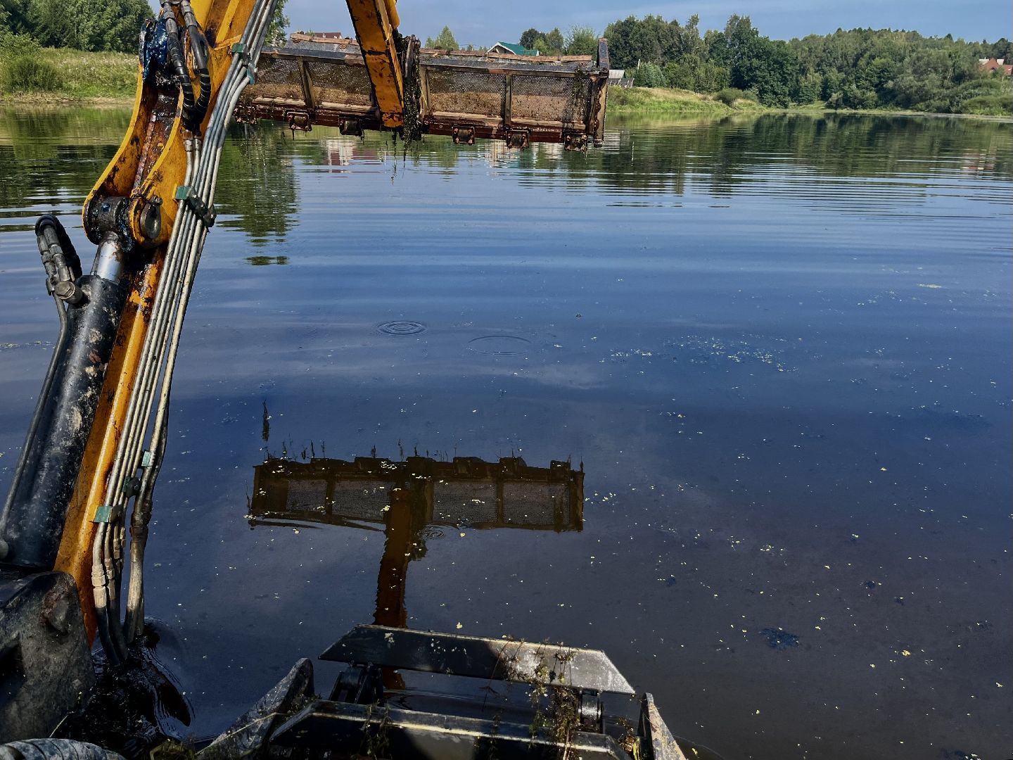 100 прудов и озер, санитарная очистка пруда, экология подмосковья, олег рожнов, наро-фоминский городской округ,