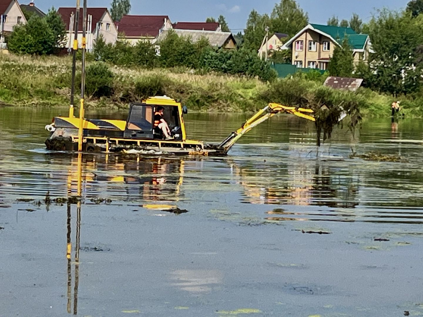 100 прудов и озер, санитарная очистка пруда, экология подмосковья, олег рожнов, наро-фоминский городской округ,