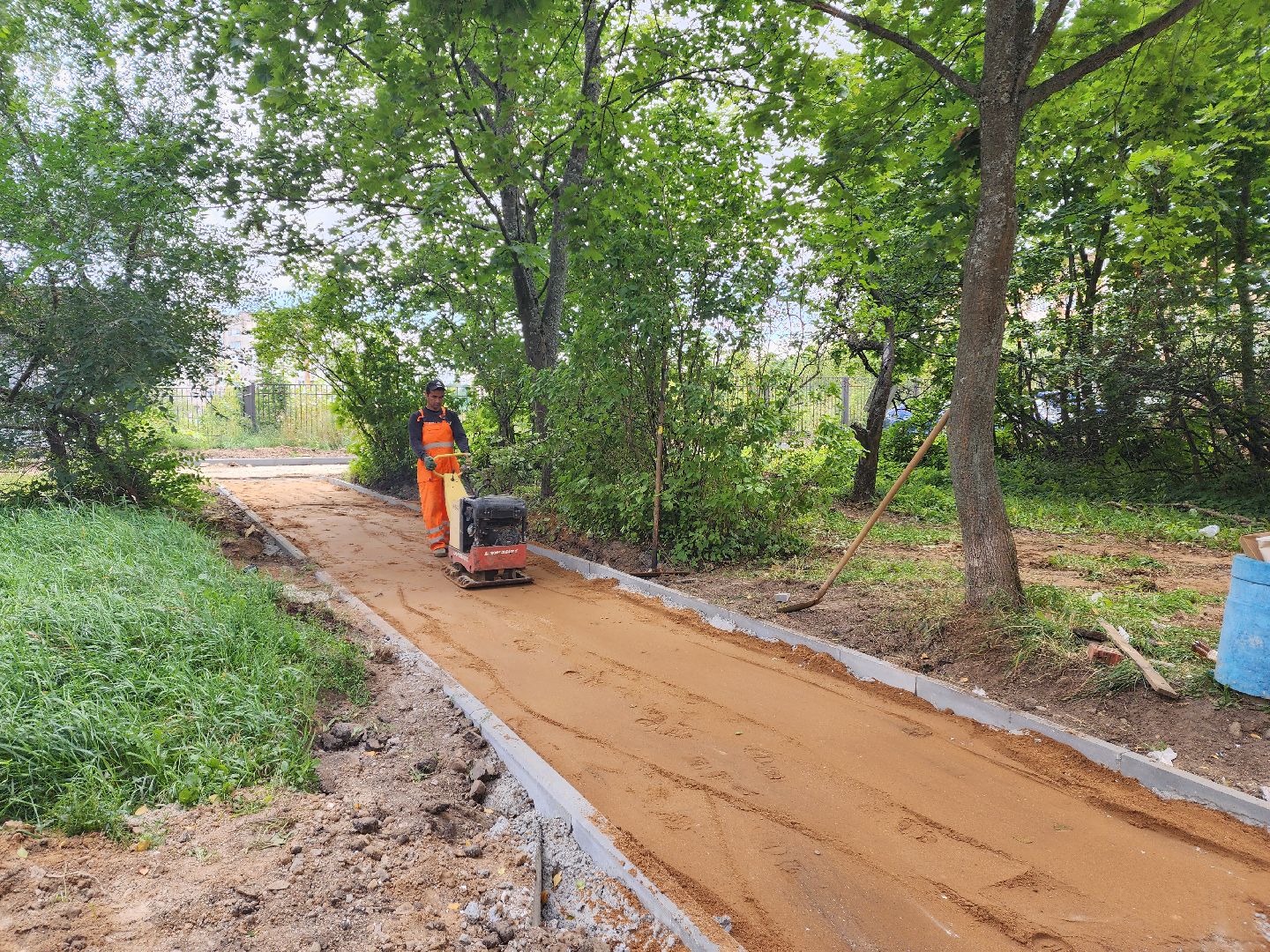красноармейск, городской округ пушкинский, благоустройство дворов, комплексное благоустройство,