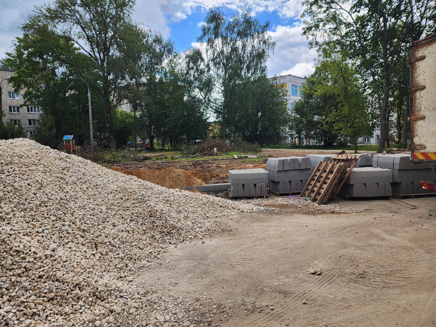 красноармейск, городской округ пушкинский, благоустройство дворов, комплексное благоустройство,