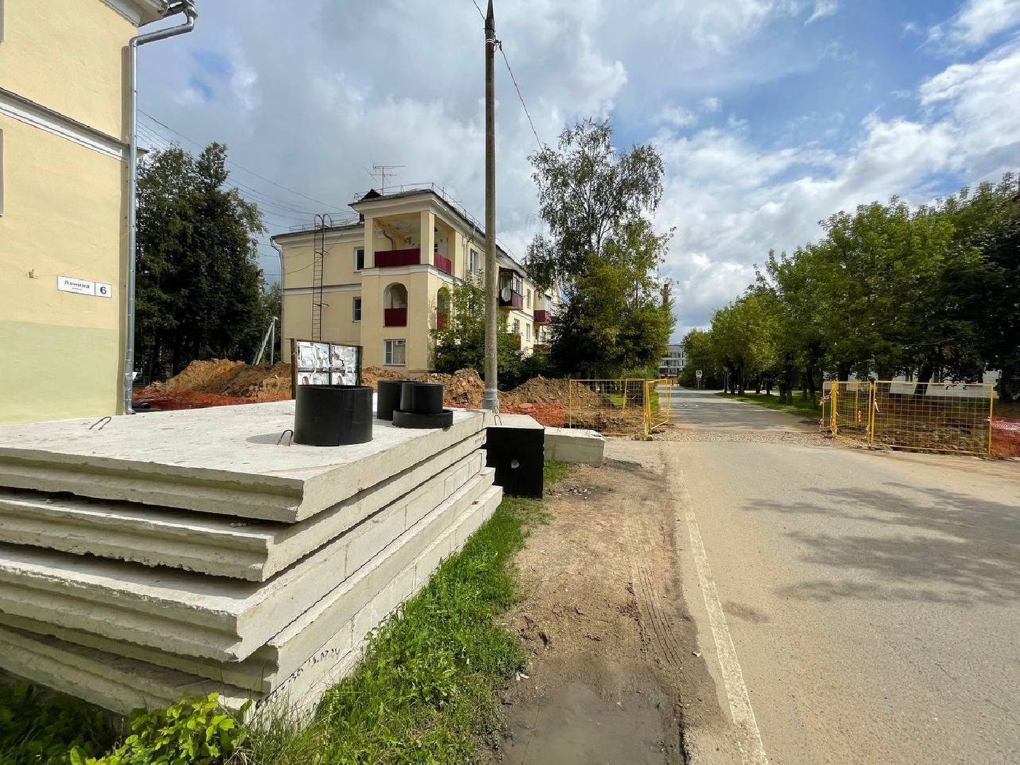 Талдом, Запрудня, Реконструкция теплосетей,
