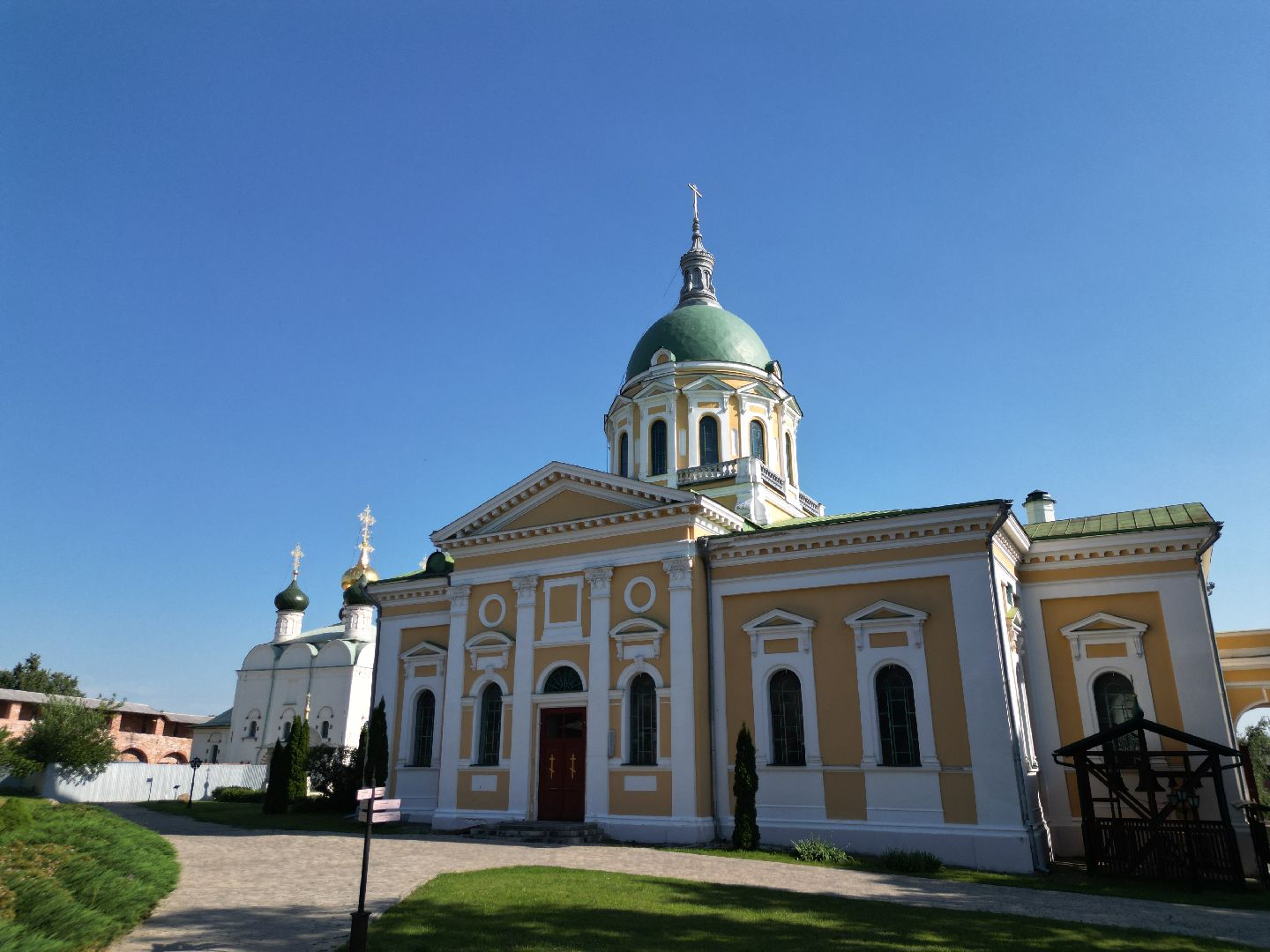 видео с коптера, зарайск, кремль,