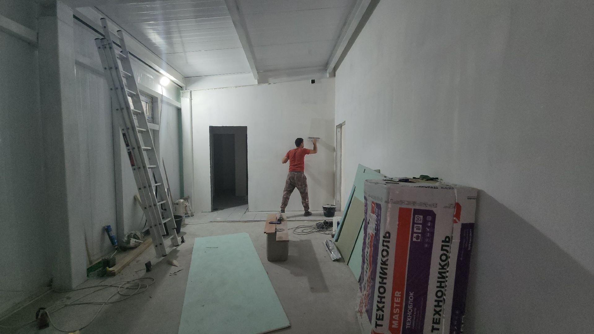 раздевалка, Парк Киово, Лобня, Строительство,