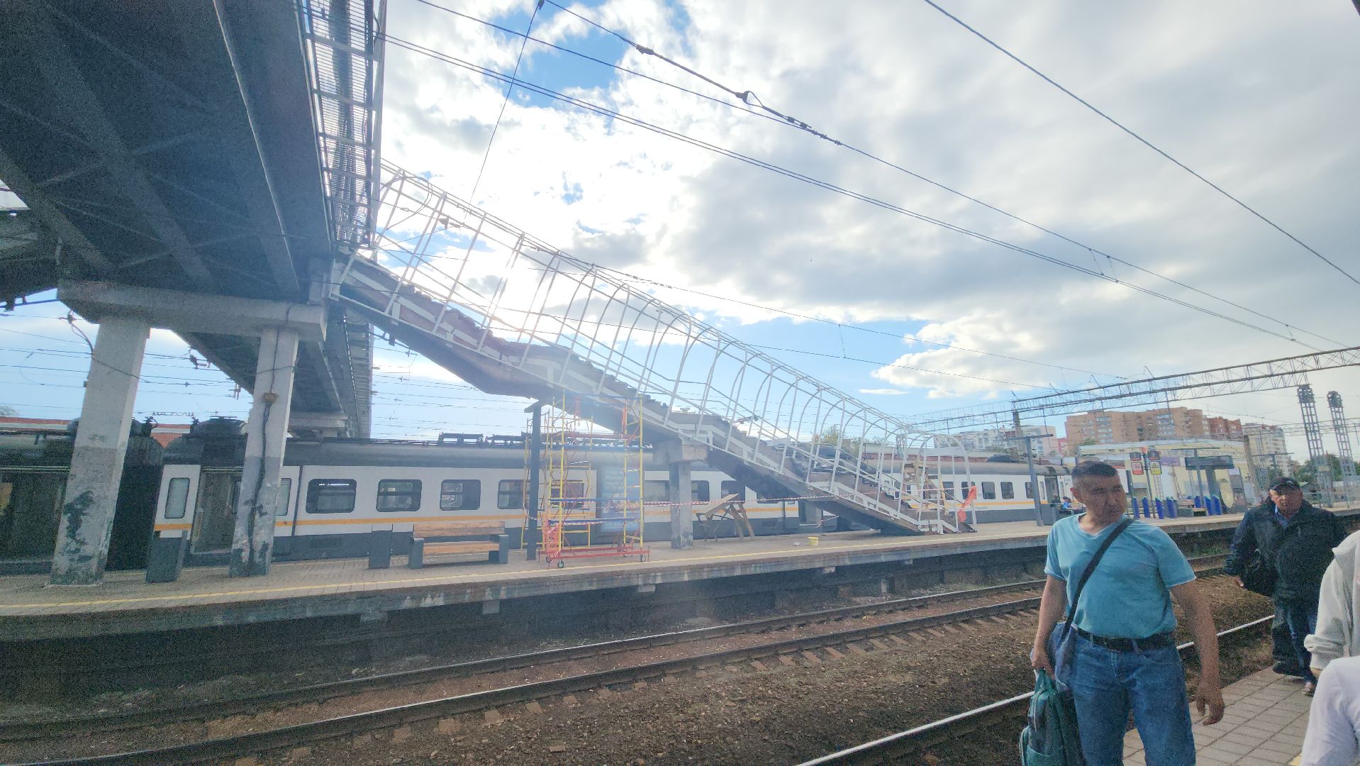 Мост, Ржд, Лобня, Станция Лобня, Ремонт,