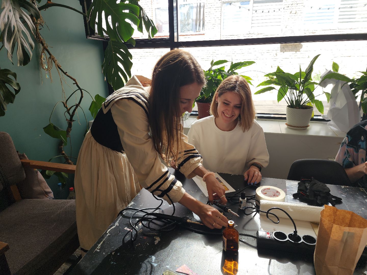 Черноголовка, мастер класс, Витражные стекла, Общество,