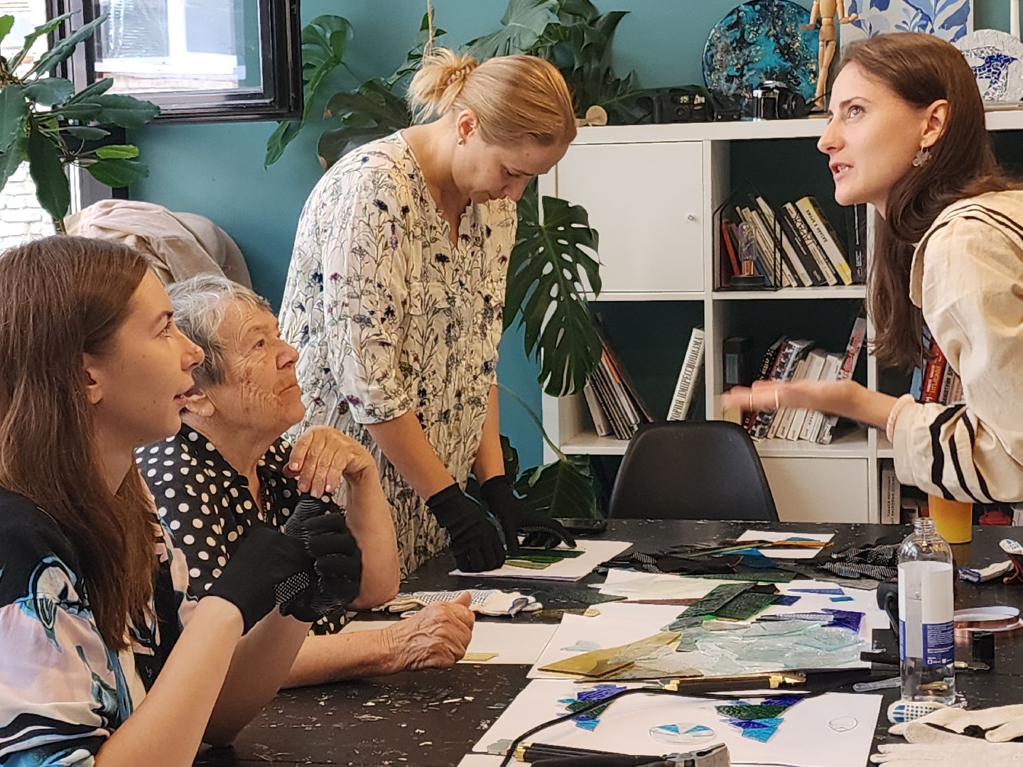 Черноголовка, мастер класс, Витражные стекла, Общество,