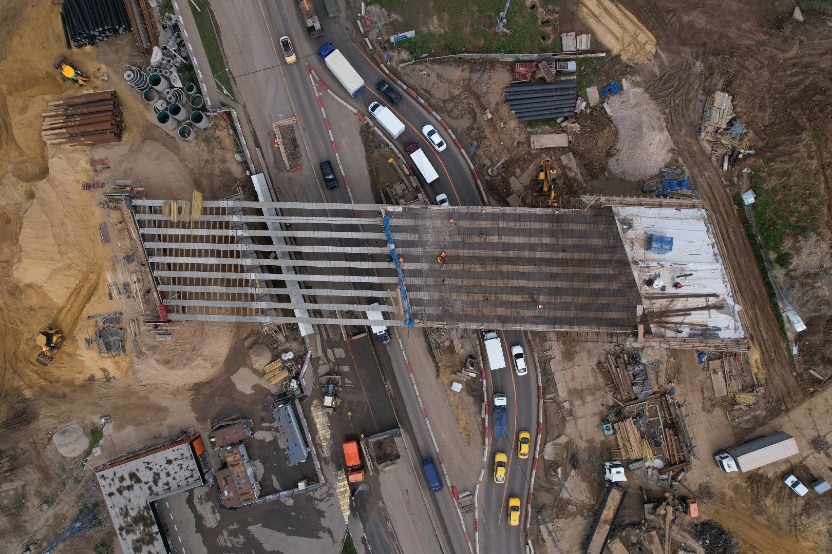 видео с коптера, каширское шоссе, реконструкция, строительство, дороги,