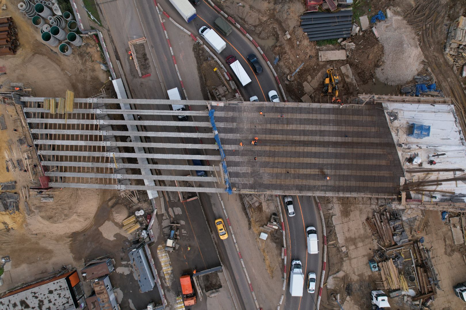 видео с коптера, каширское шоссе, реконструкция, строительство, дороги,