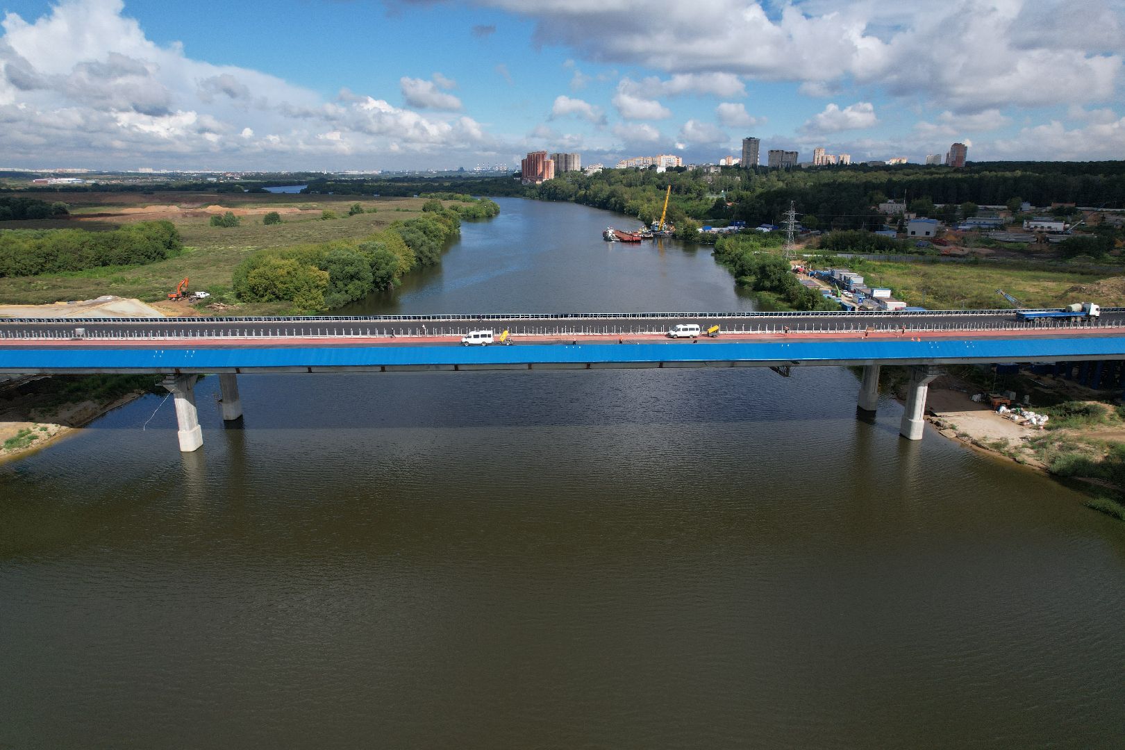 видео с коптера, юла, трасса, дороги, строительство, ленинский,
