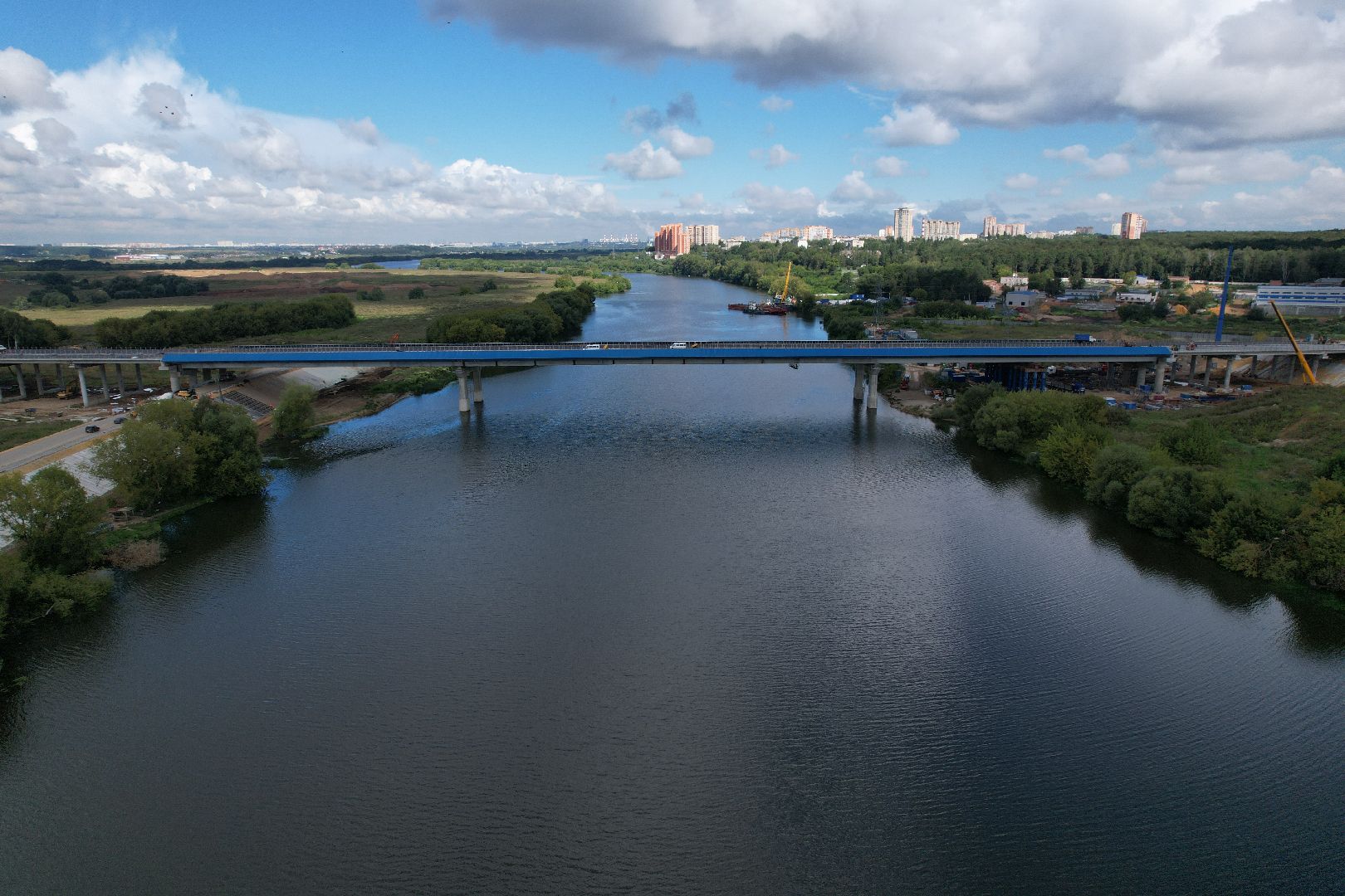 видео с коптера, юла, трасса, дороги, строительство, ленинский,