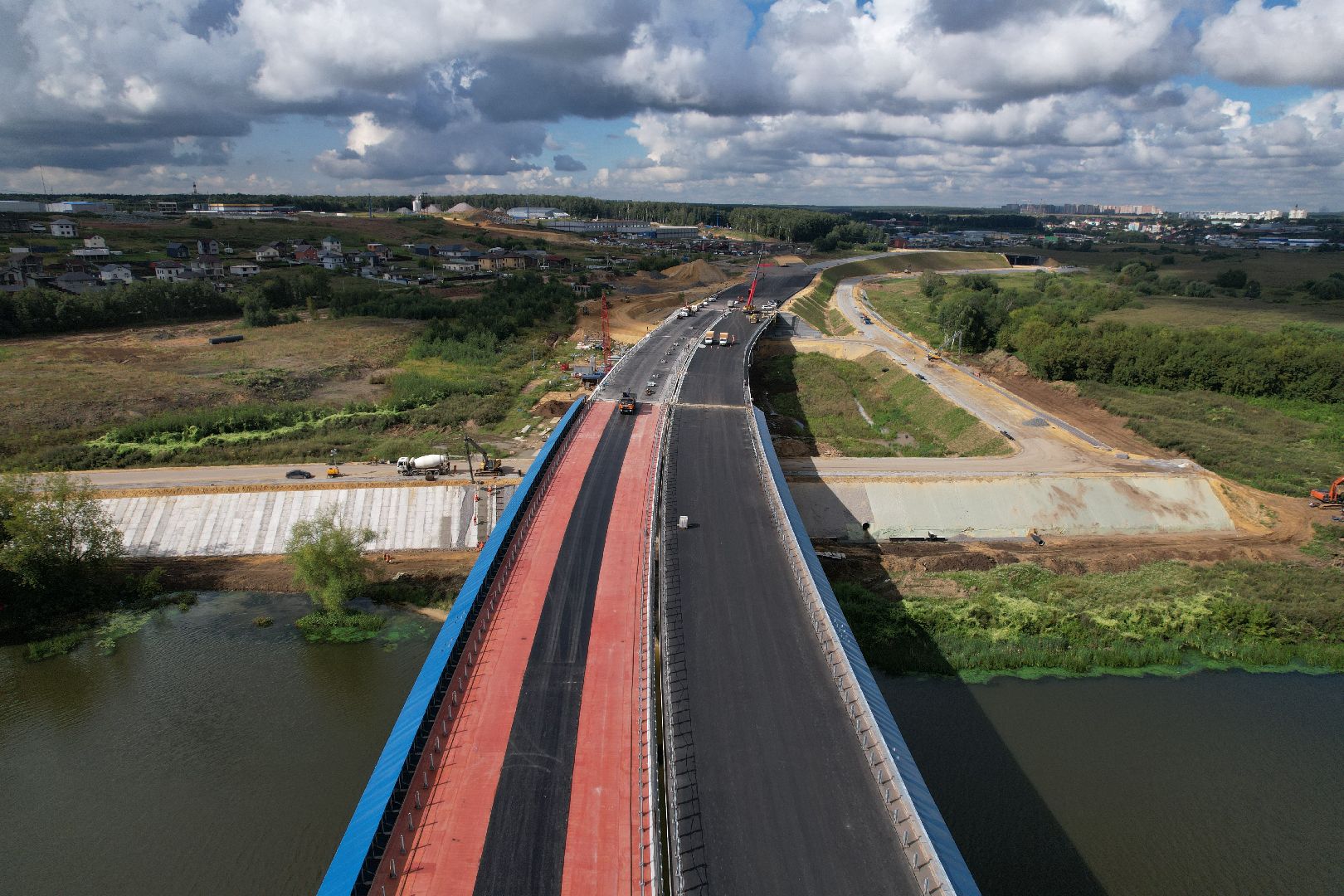 видео с коптера, юла, трасса, дороги, строительство, ленинский,
