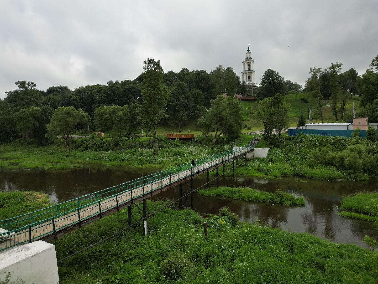 видео с коптера, верея, благоустройство, города,