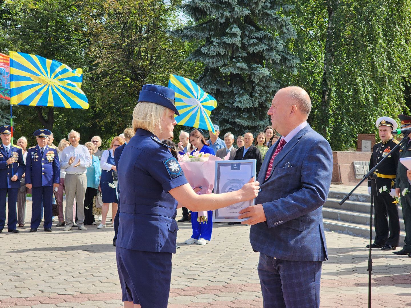 ногинск, митинг, жители, общество, день военно-воздушных сил, память, вечный огонь, ветеран,