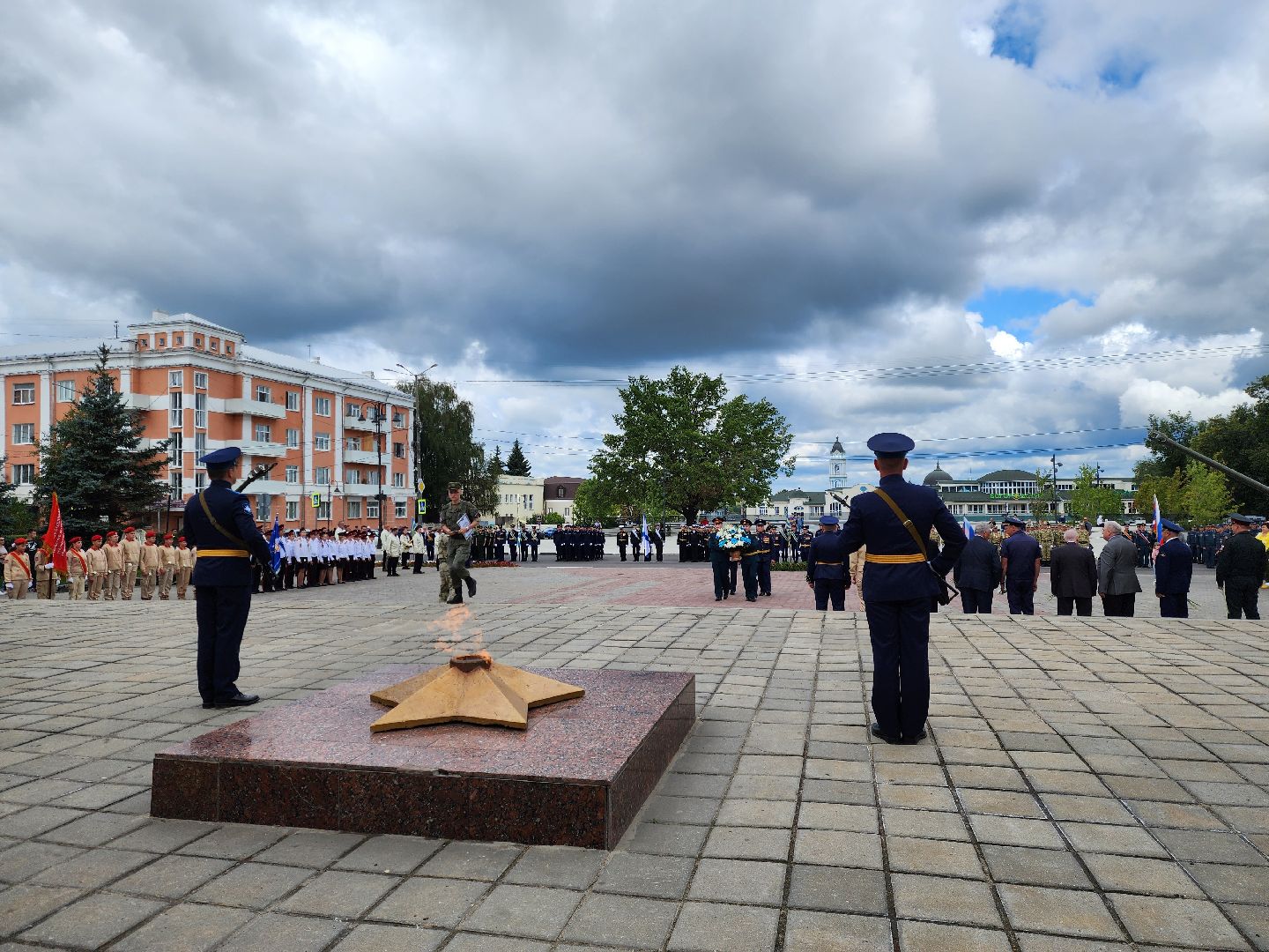 ногинск, митинг, жители, общество, день военно-воздушных сил, память, вечный огонь, ветеран,