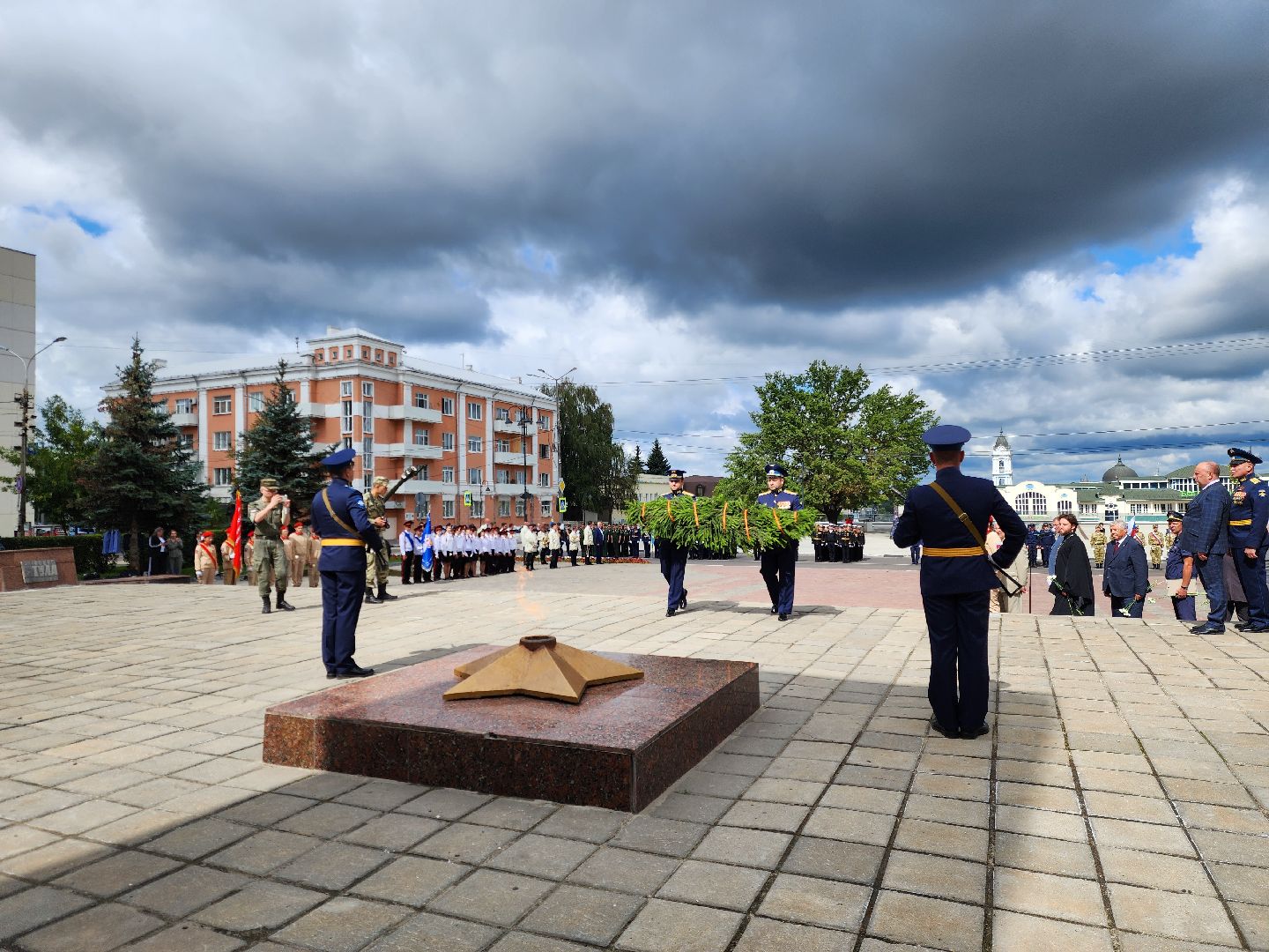 ногинск, митинг, жители, общество, день военно-воздушных сил, память, вечный огонь, ветеран,