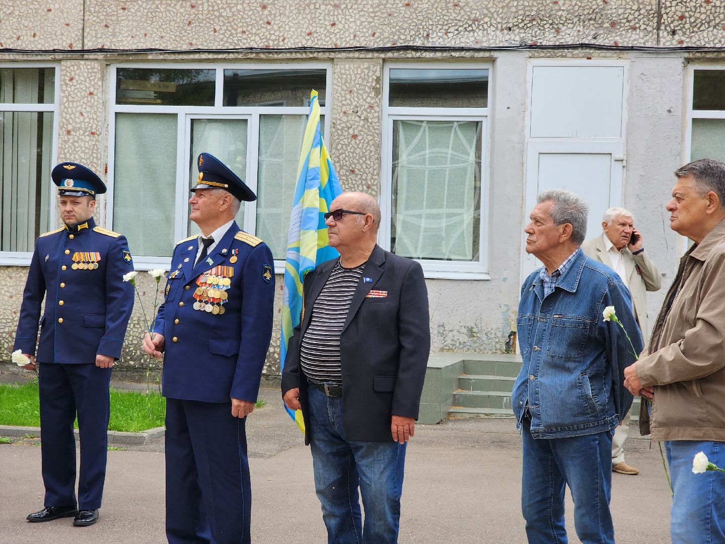 ногинск, митинг, день военно-воздушных сил, общество, жители, ветераны, летчики, школа,