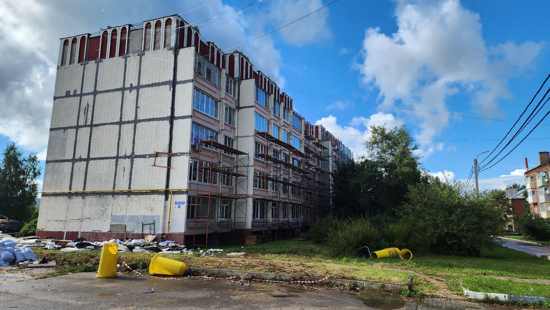 кашира, капитальный ремонт, ремонт кровли, ремонт фасада, заливка стякжи, демонтажные работы,