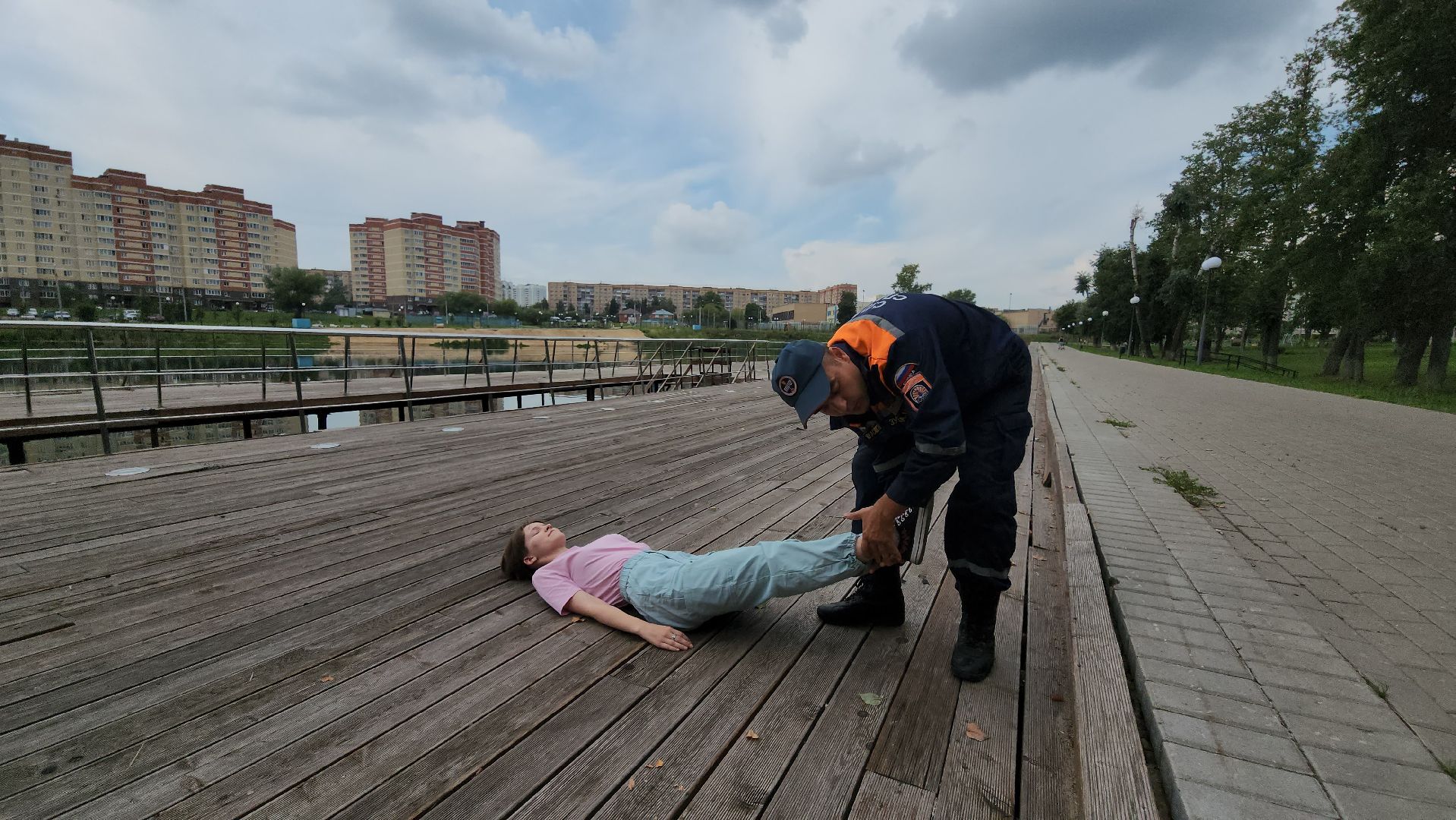 серпухов, подмосковье, спасатель, солнечный удар,