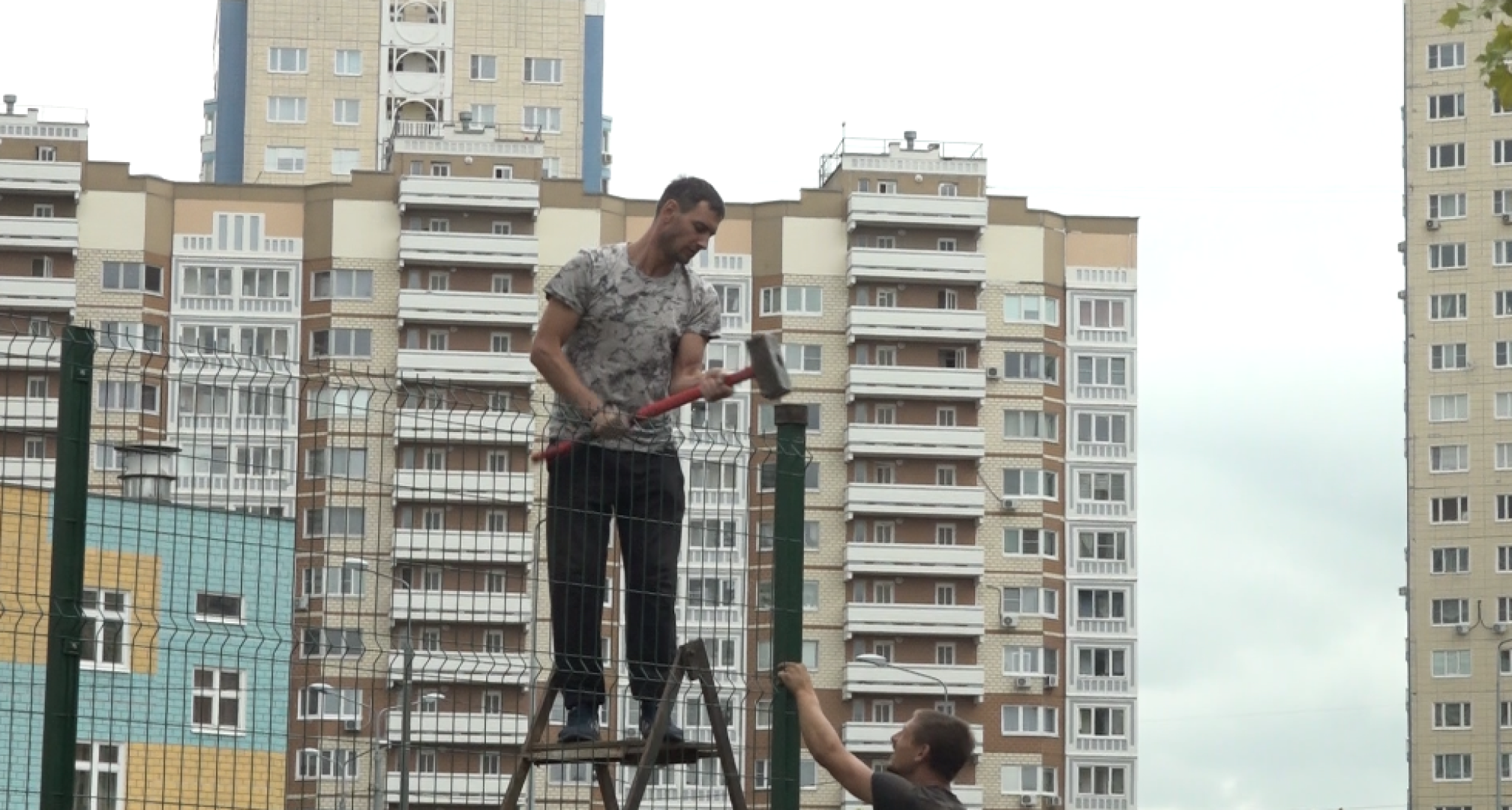 дорога к школе, подготовка к 1 сентября, благоустройство, микрорайон Южный, Домодедово,