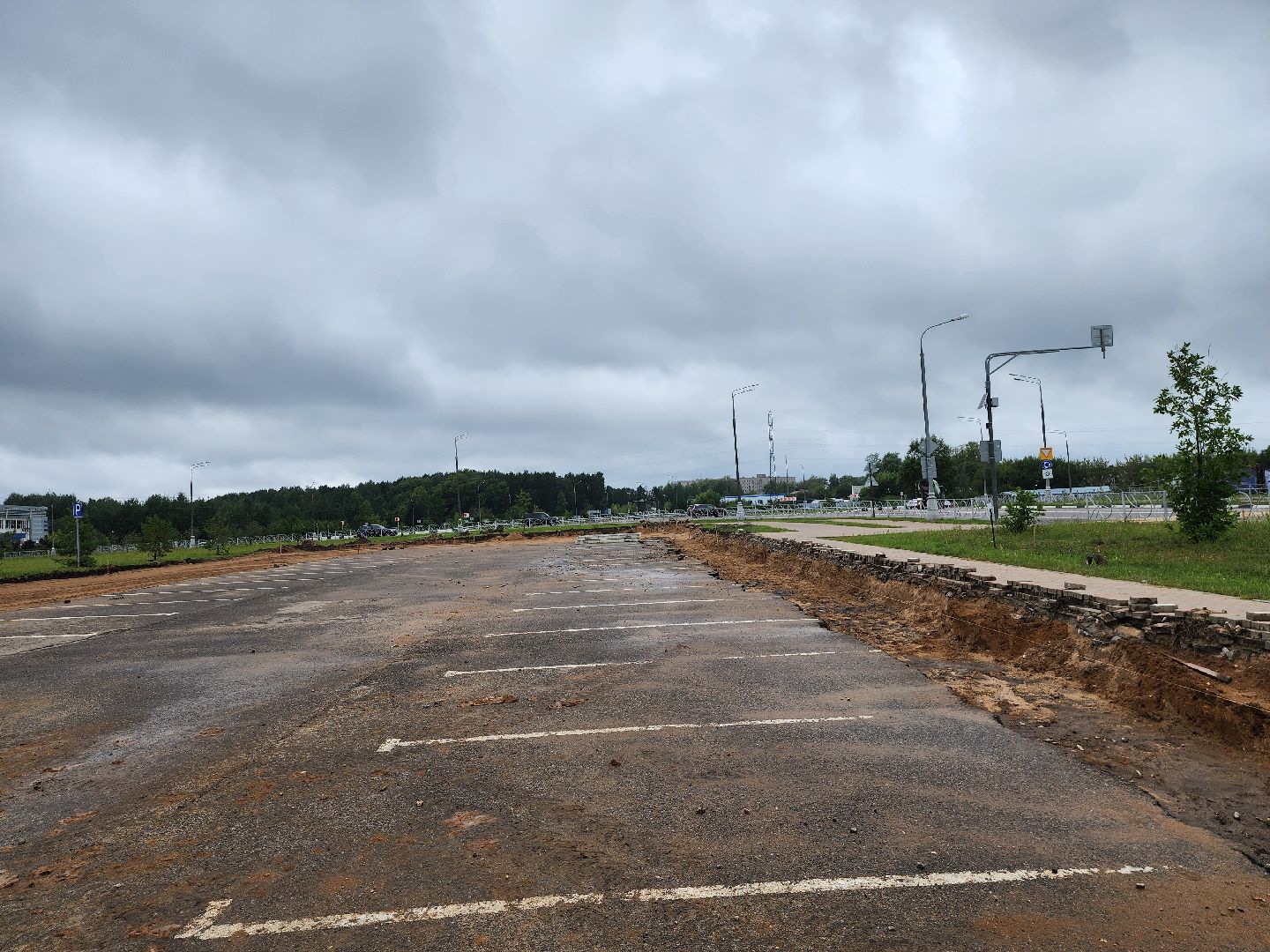 Дубна, ОЭЗ Дубна, Благоустройство, Парковки,