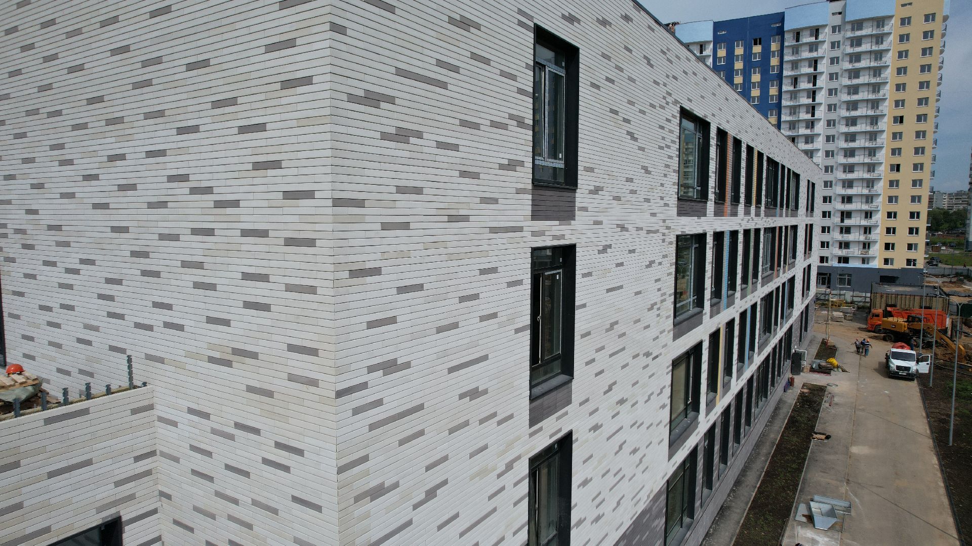 видео с коптера, лицей, авиатика, лобня,