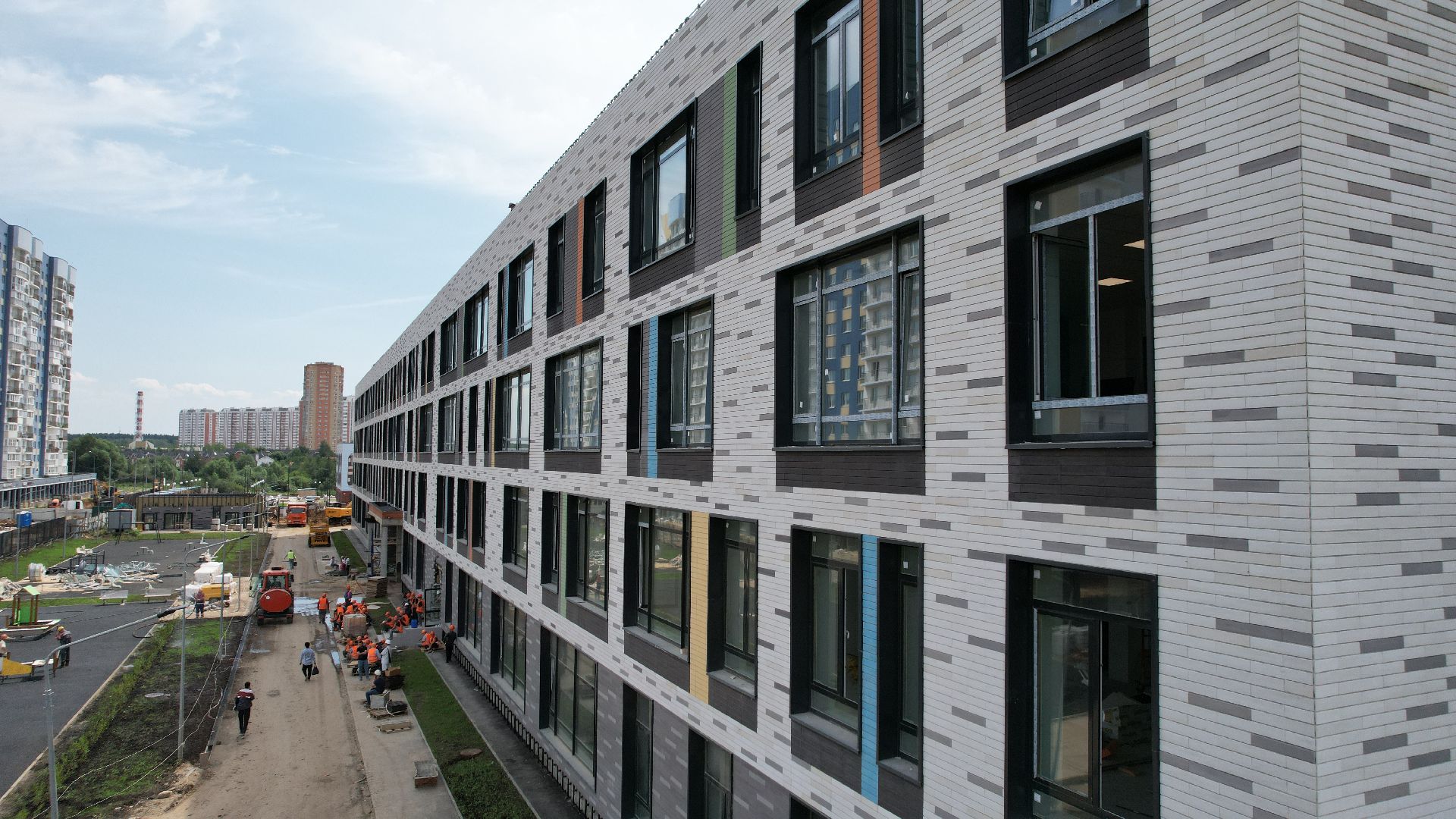 видео с коптера, лицей, авиатика, лобня,