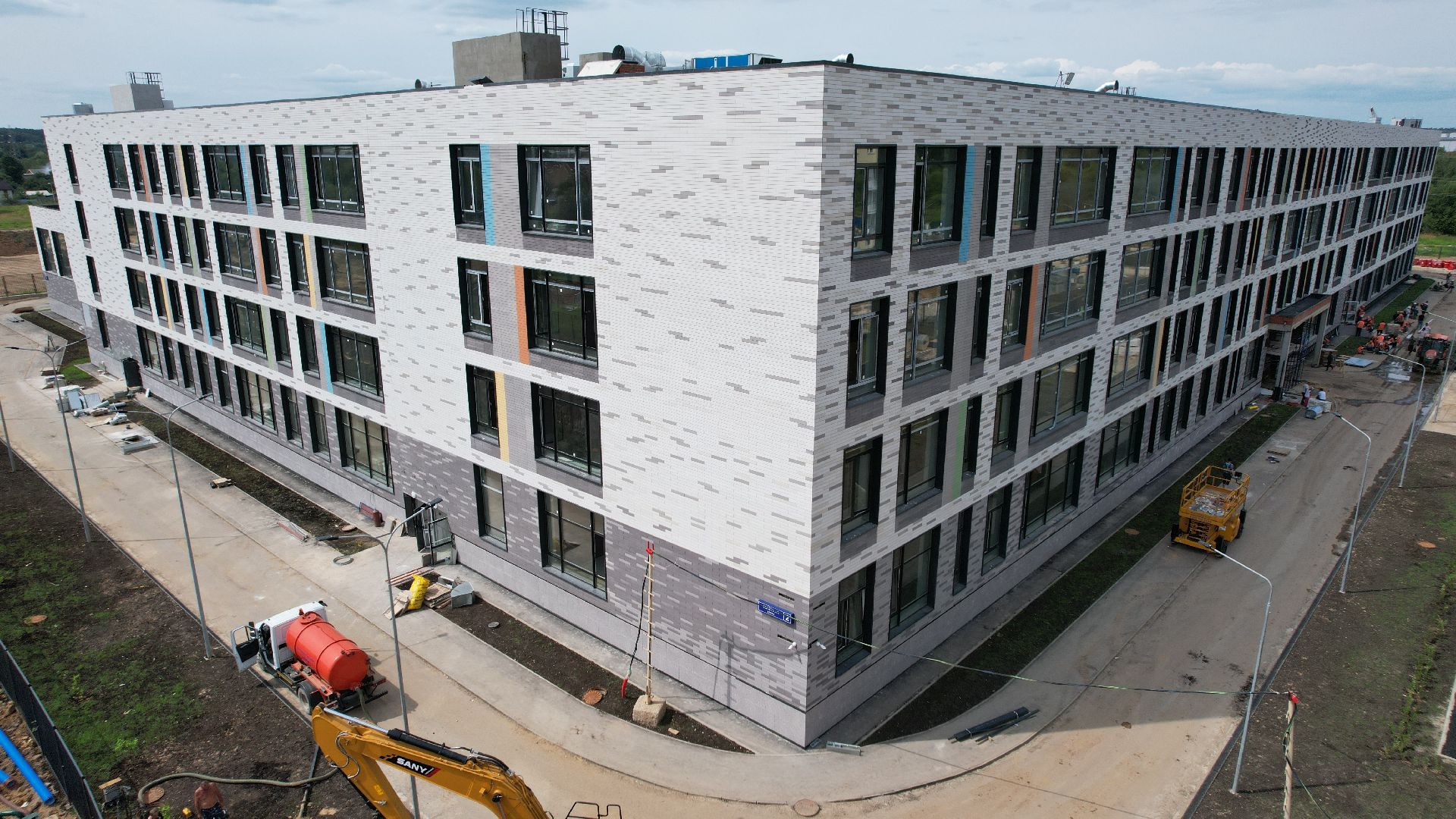 видео с коптера, лицей, авиатика, лобня,