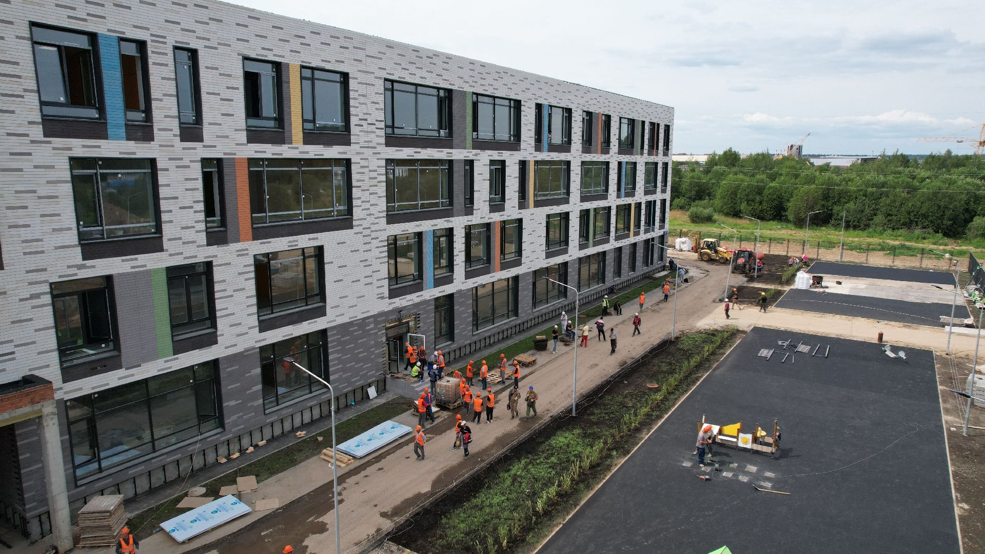 видео с коптера, лицей, авиатика, лобня,