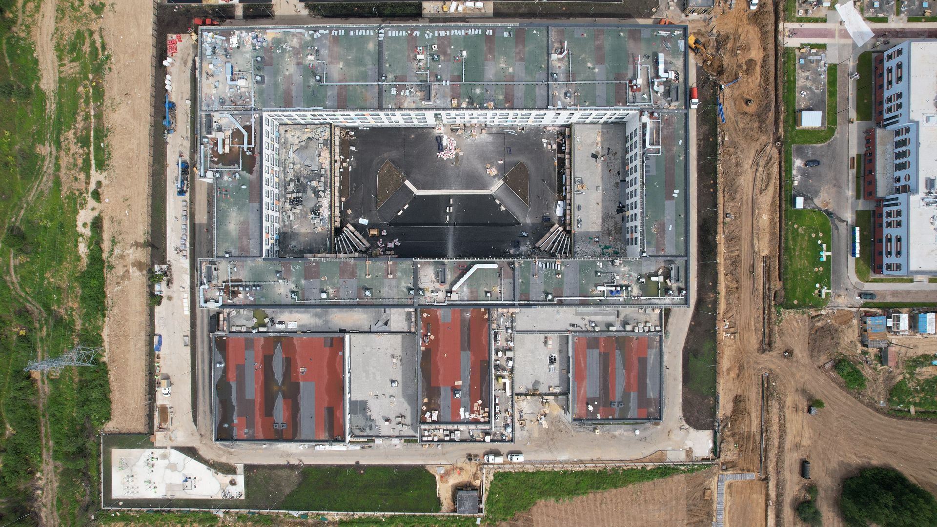 видео с коптера, лицей, авиатика, лобня,