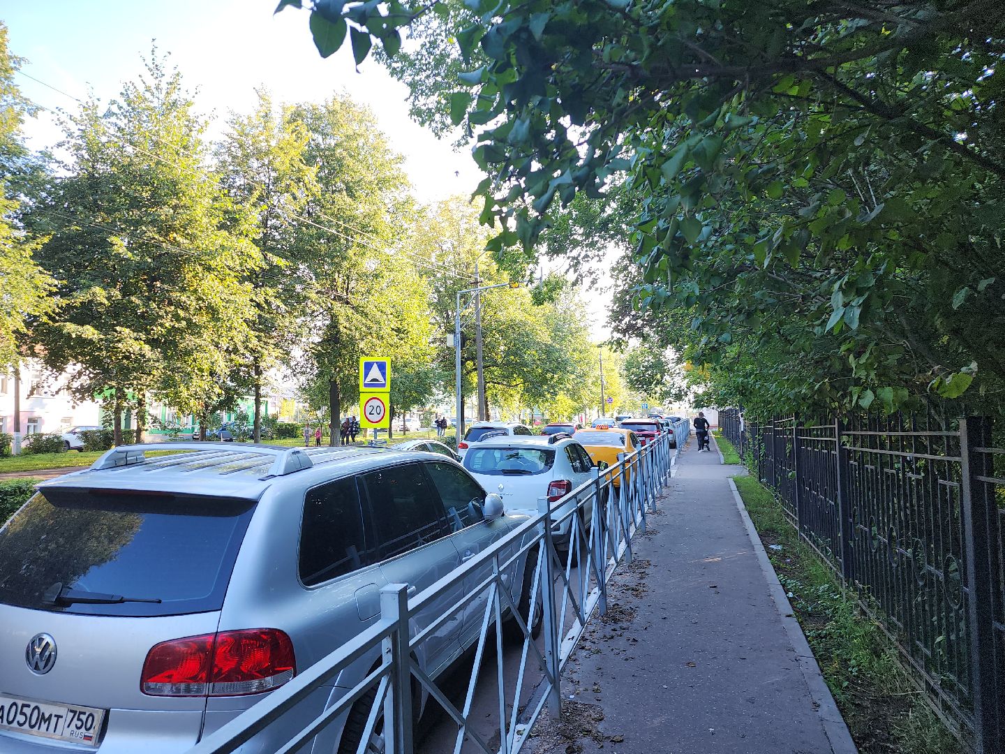 Коломна, дороги, дорожная разметка, подготовка к новому учебному году,