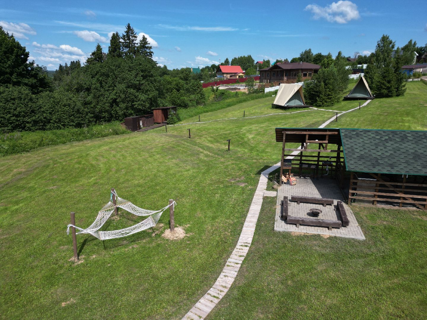 видео с коптера, ферма, дмитров,