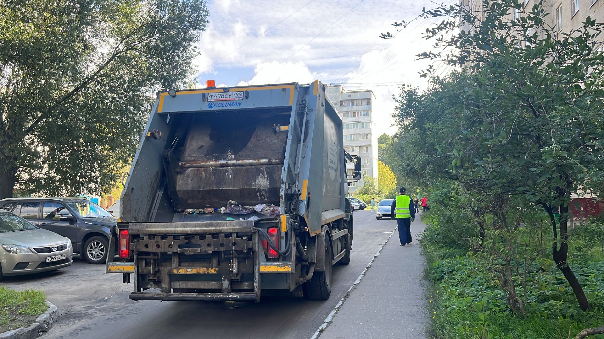 вывоз мусора, вывоз отходов,