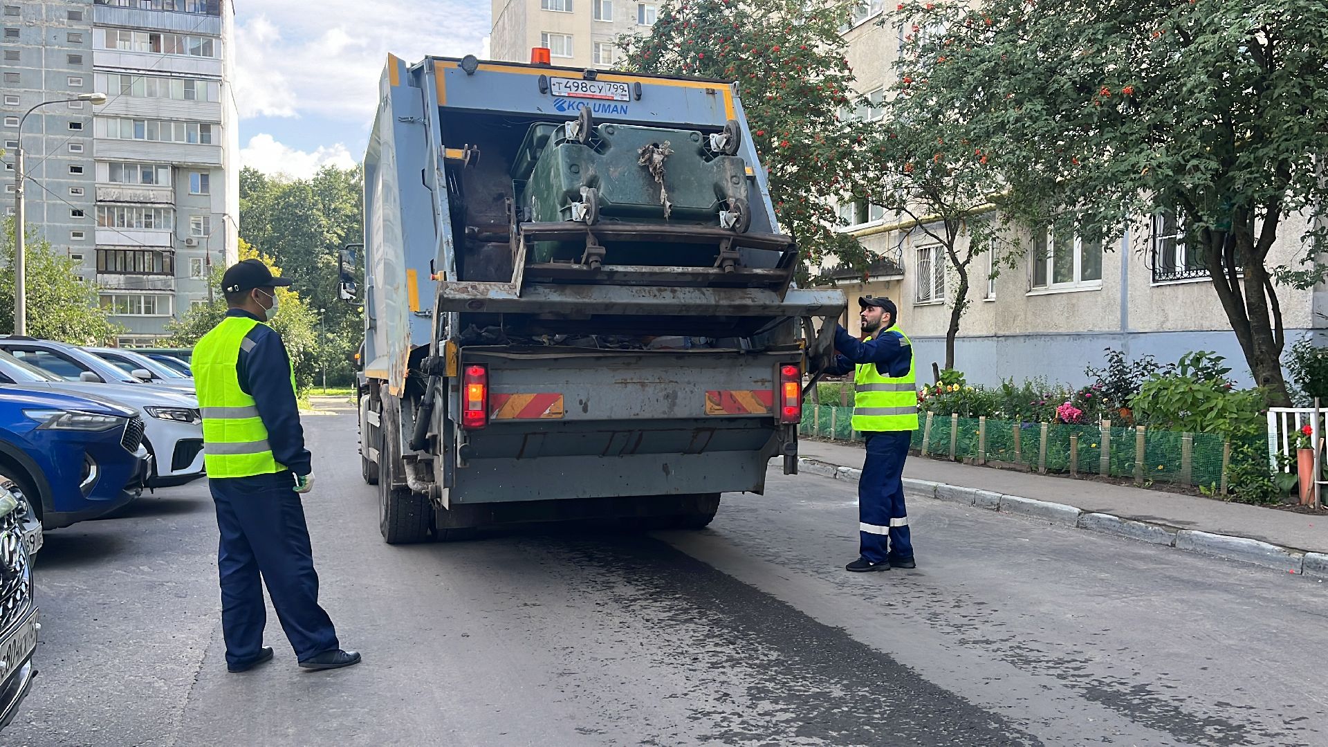 вывоз мусора, вывоз отходов,