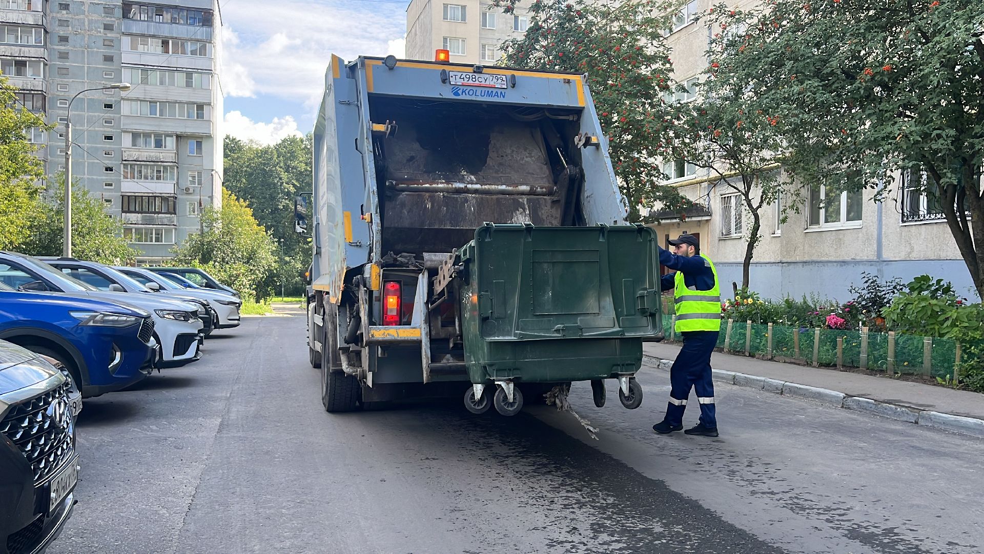 вывоз мусора, вывоз отходов,