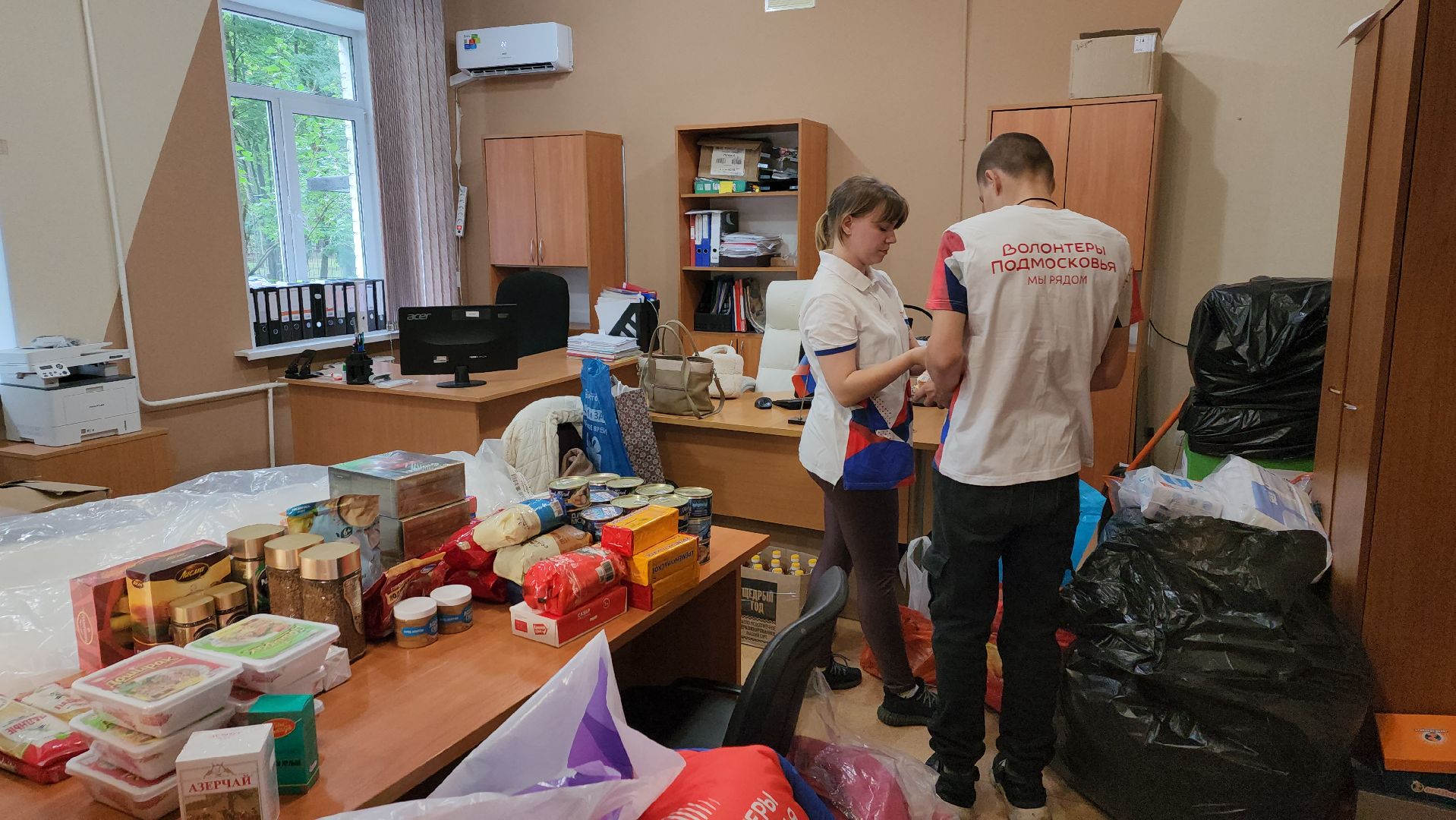 пушкино, гуманитаная помощь, курская область, беженцы, сбор гумпомощи, акция,