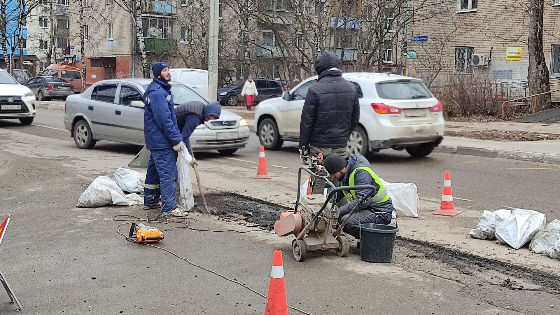 Лобня, ямочный ремонт, благоустройство, ЖКХ