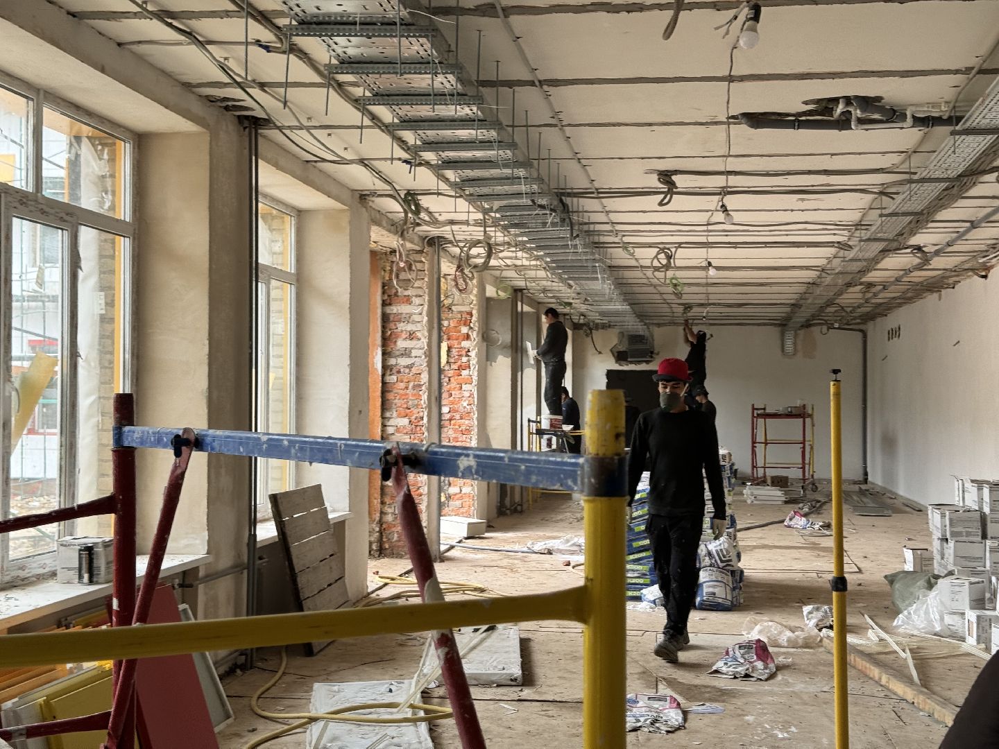 шаховская, капитальный ремонт, ремонт школы,