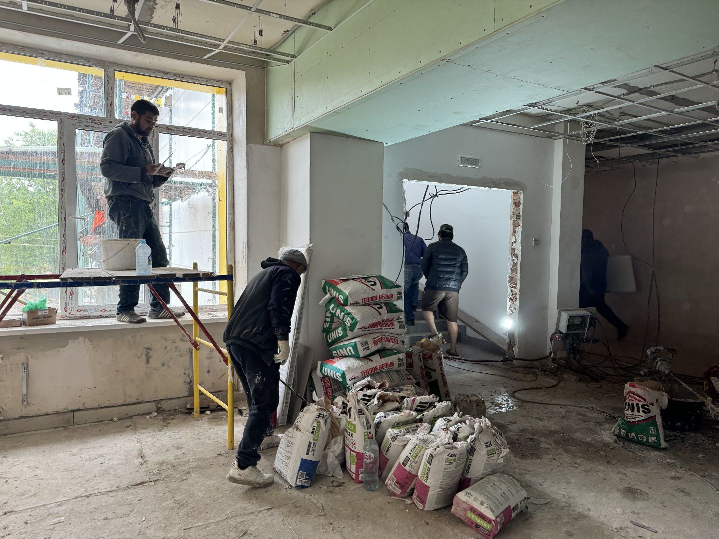 шаховская, капитальный ремонт, ремонт школы,