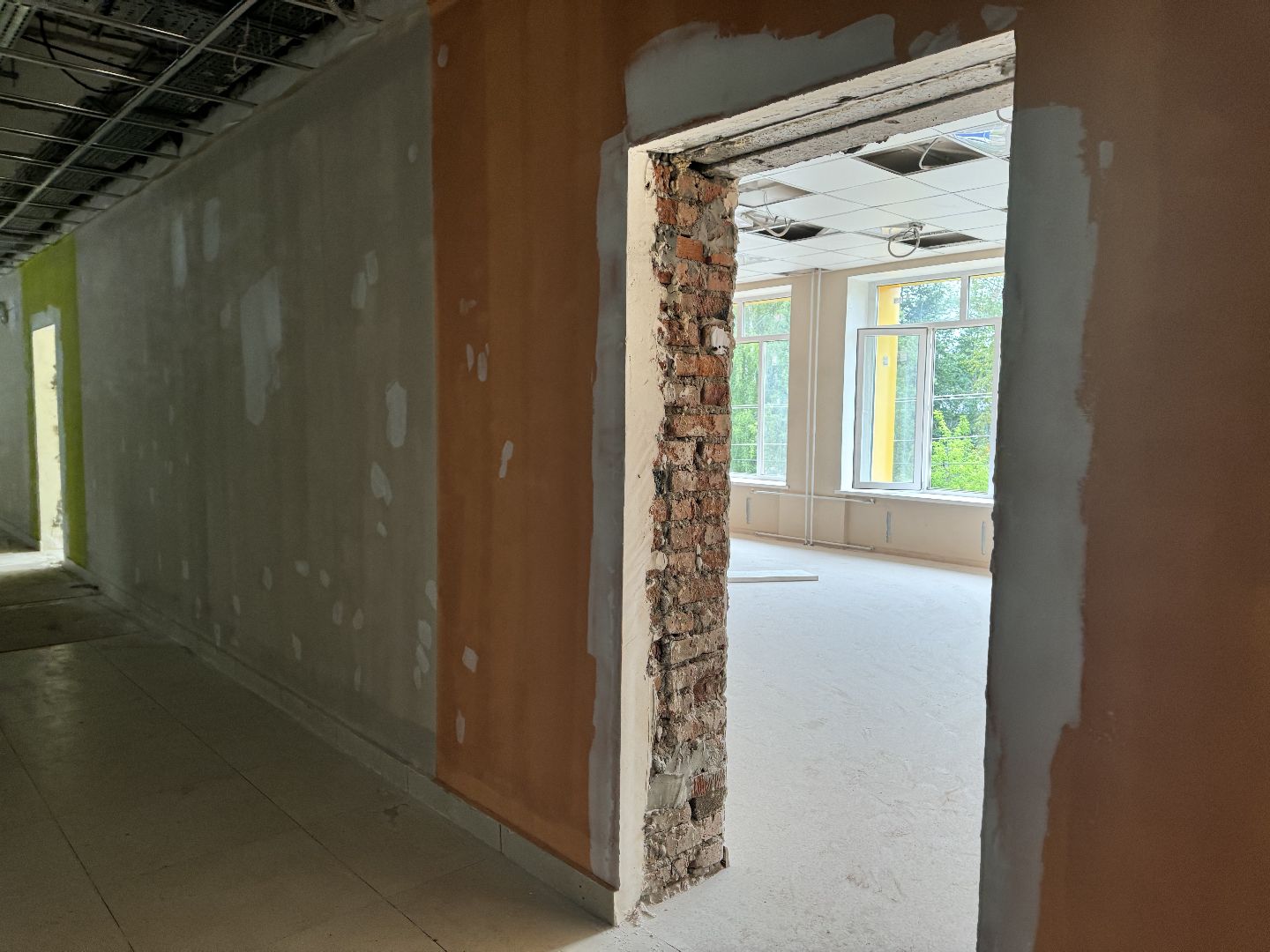 шаховская, капитальный ремонт, ремонт школы,