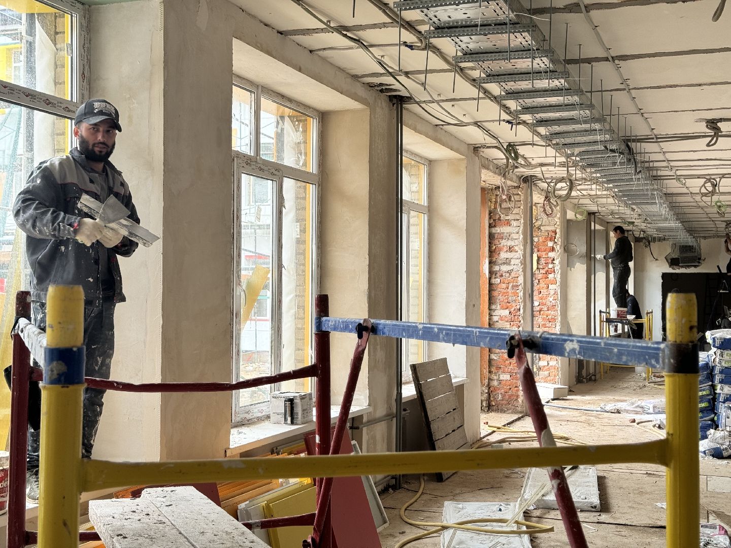 шаховская, капитальный ремонт, ремонт школы,